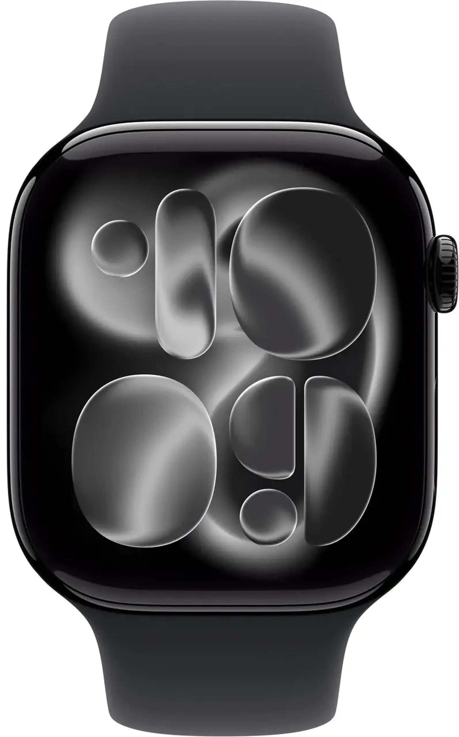 Ceas inteligent Apple Watch Series 11 GPS 46mm Jet Black Aluminium Case with Black Sport Band - S/M MEUW4ET/A