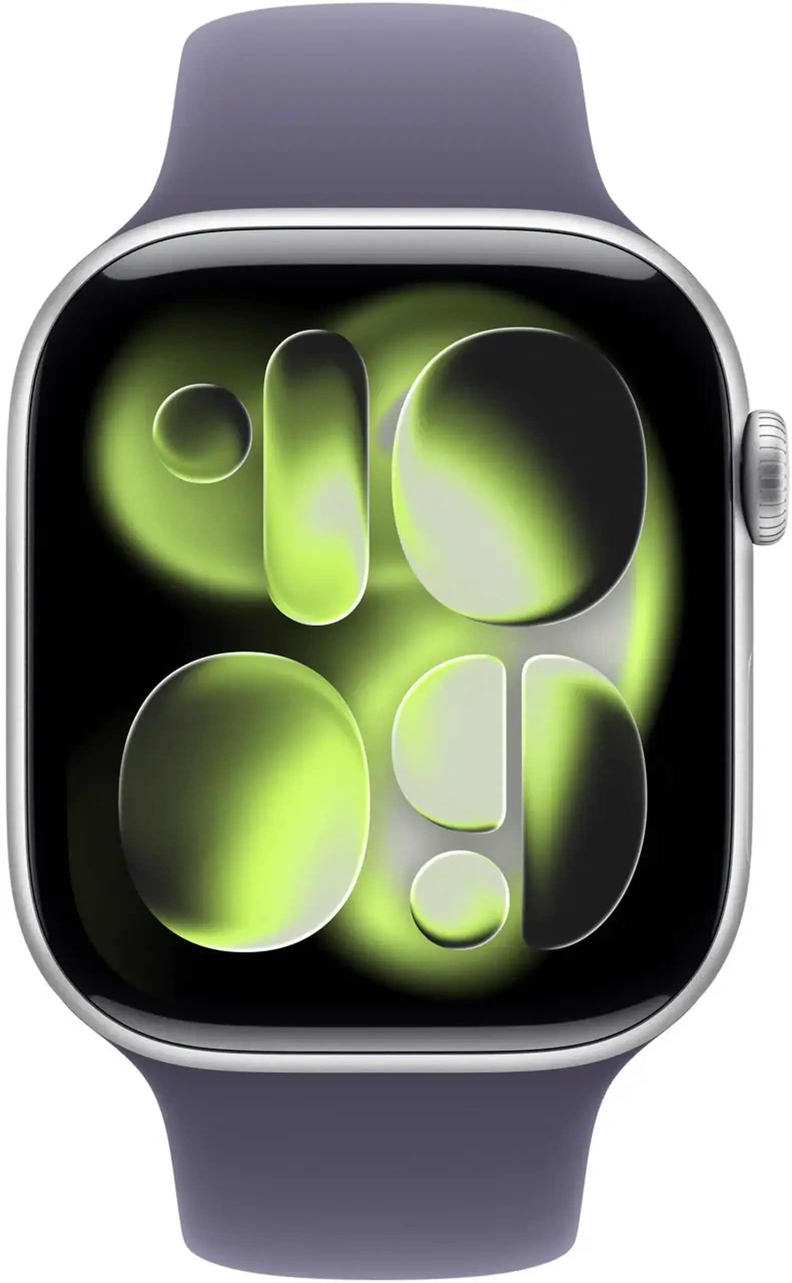 Ceas inteligent Apple Watch Series 11 GPS 46mm Silver Aluminium Case with Purple Fog Sport Band - M/L MEVA4ET/A