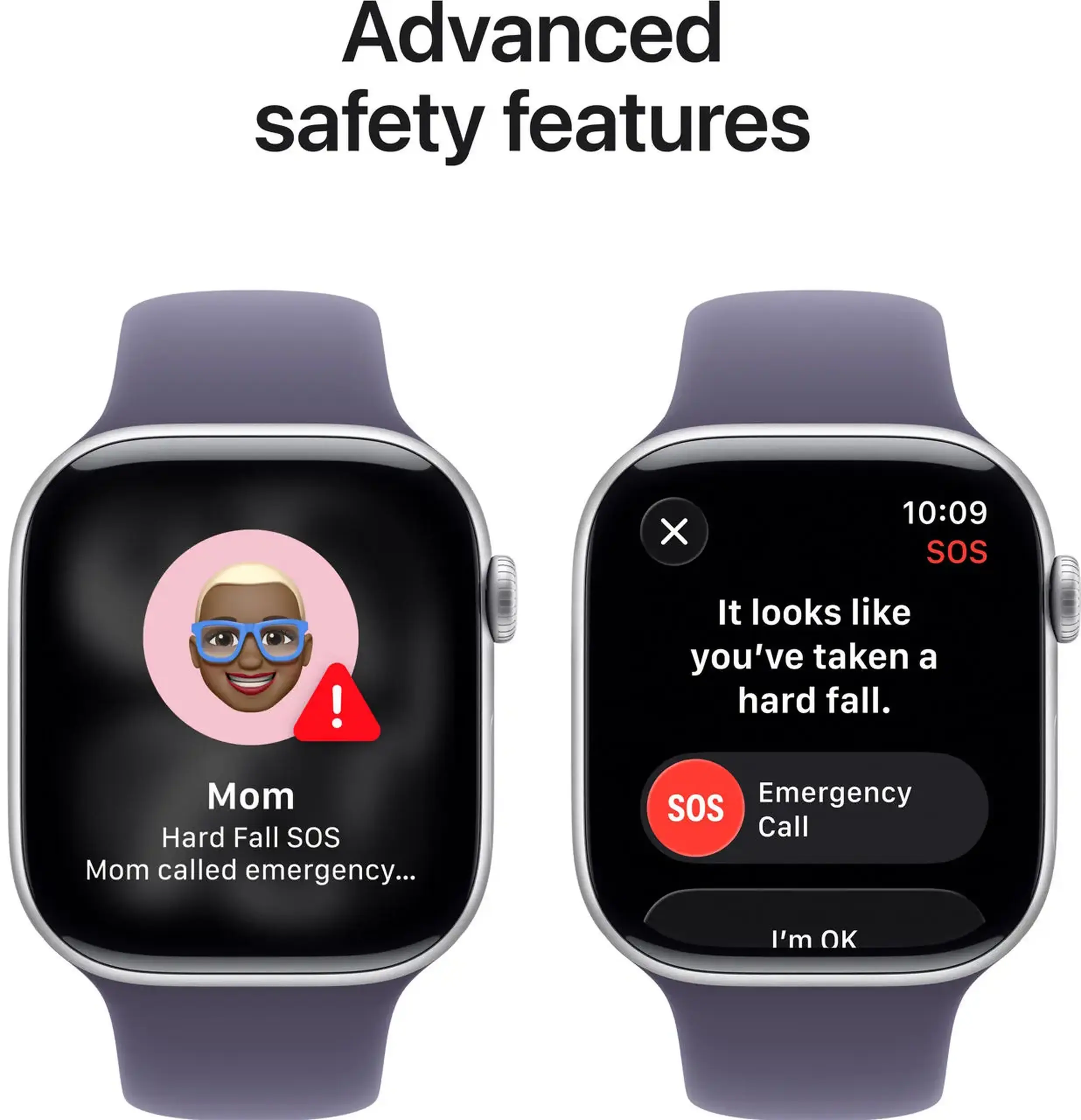 Ceas inteligent Apple Watch Series 11 GPS 46mm Silver Aluminium Case with Purple Fog Sport Band - M/L MEVA4ET/A