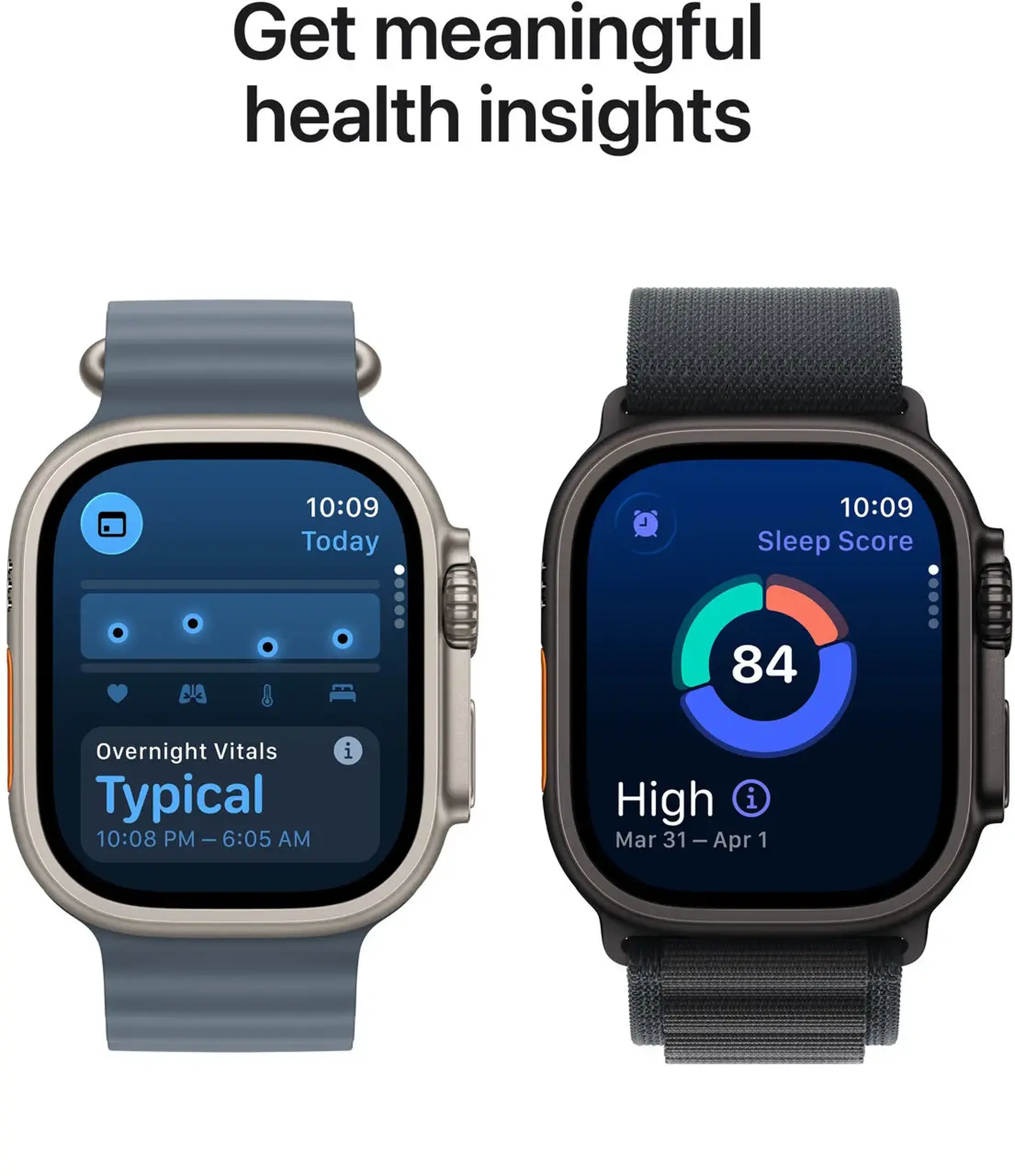Ceas inteligent Apple Watch Ultra 3 GPS + Cellular 49mm Black Titanium Case with Black Alpine Loop - Medium MF0V4QI/A