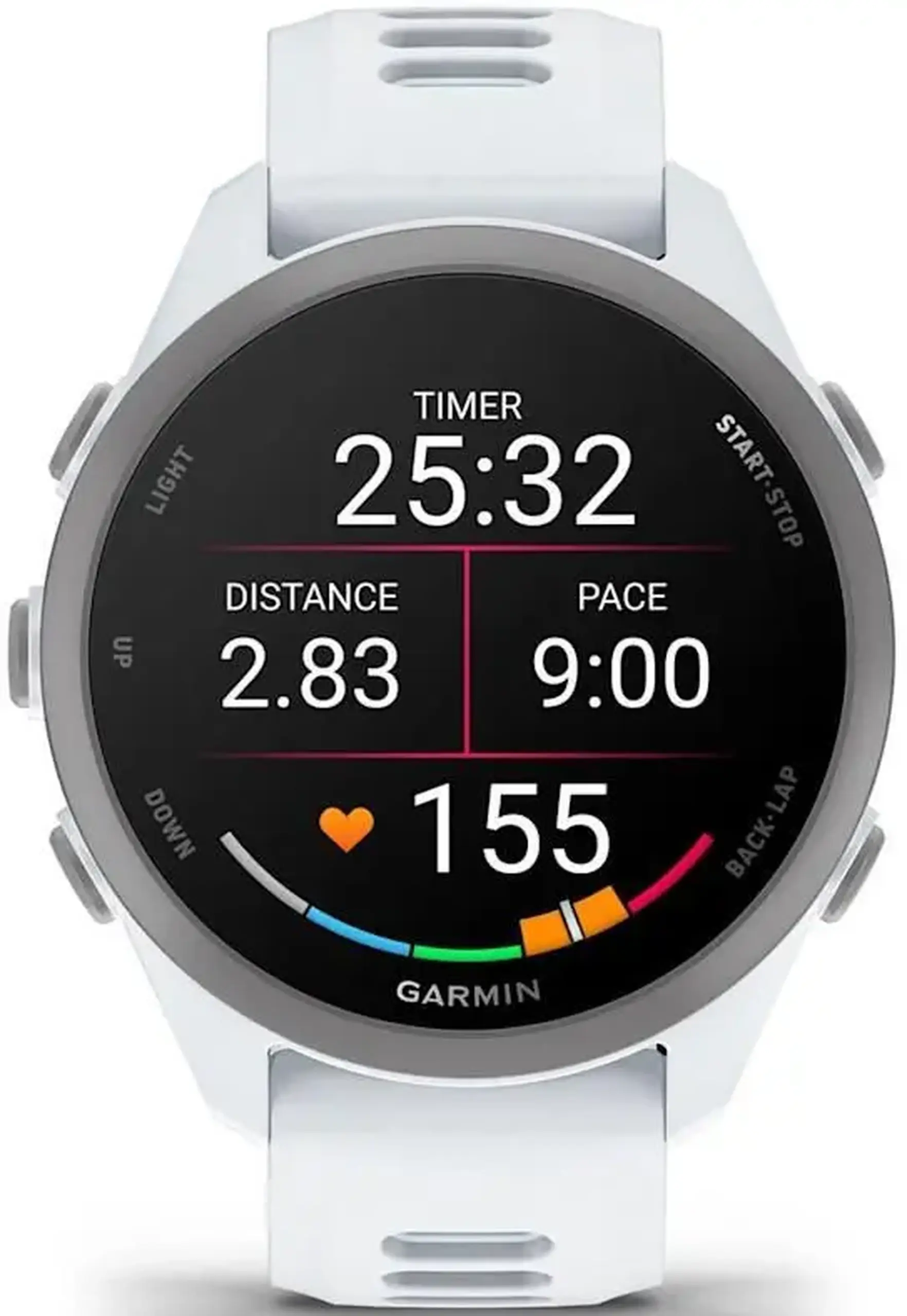 Ceas inteligent Garmin Forerunner 170, GPS, Whitestone/Cloud Blue, WW (010-03920-01)