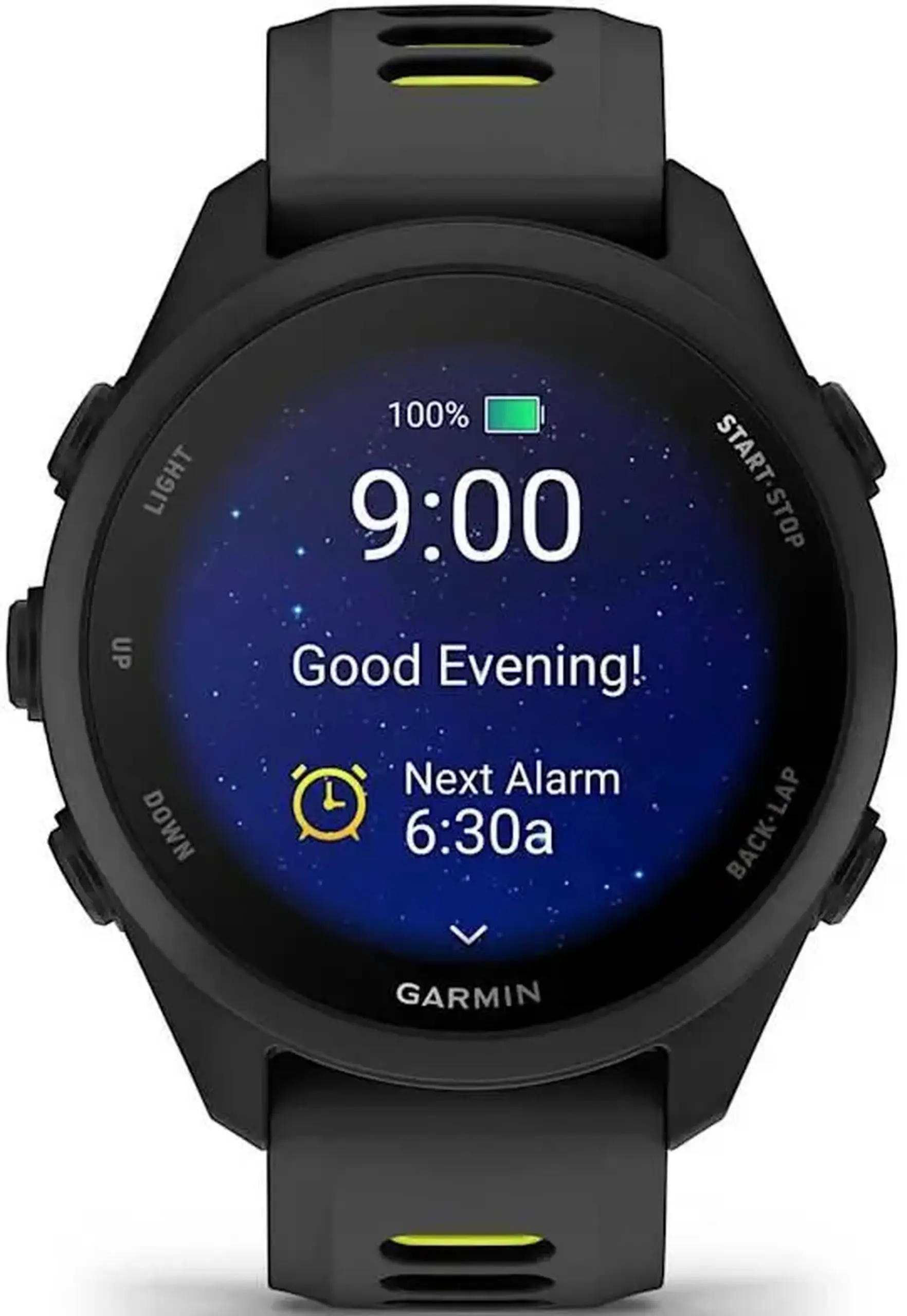 Ceas inteligent Garmin Forerunner 170, GPS, Black/Amp Yellow, WW (010-03920-00)
