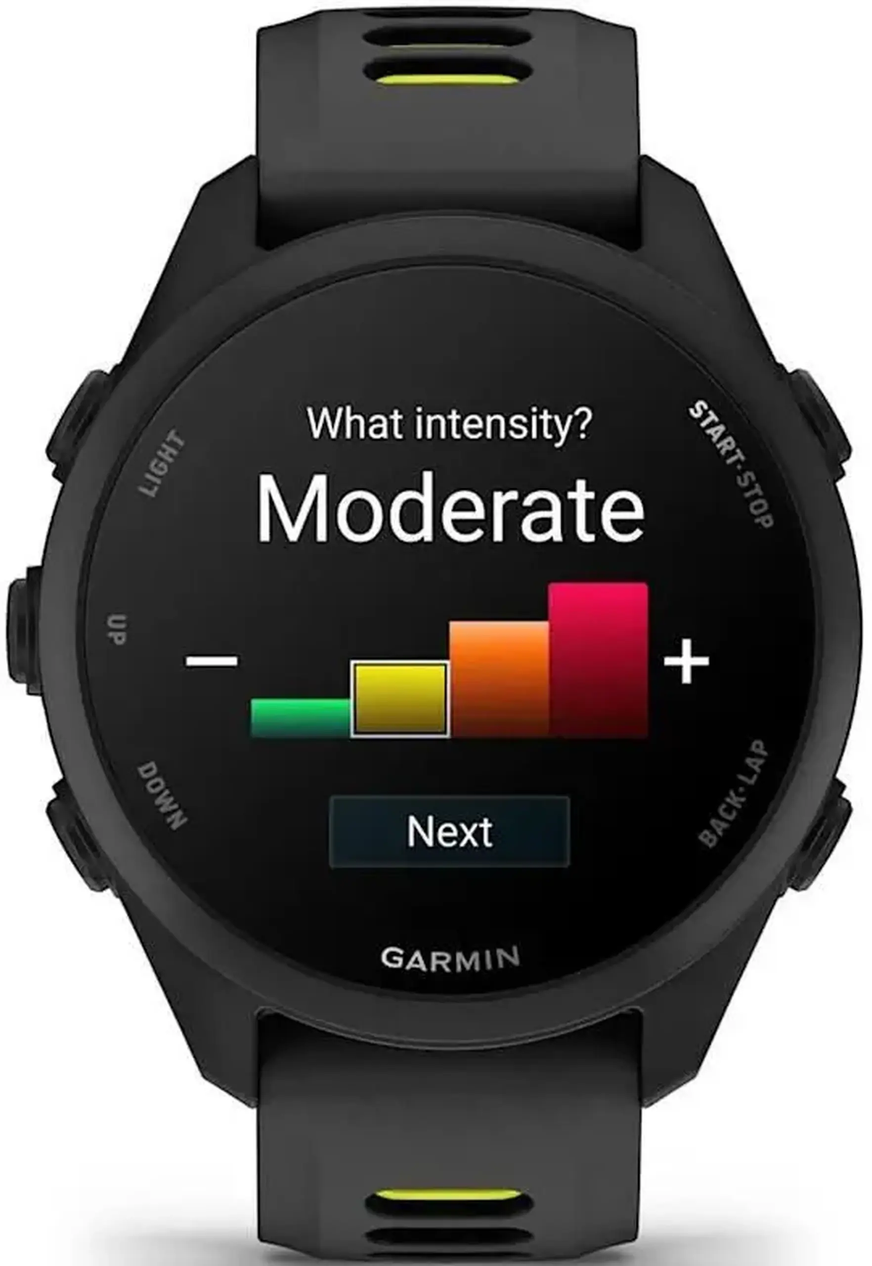 Ceas inteligent Garmin Forerunner 170, GPS, Black/Amp Yellow, WW (010-03920-00)