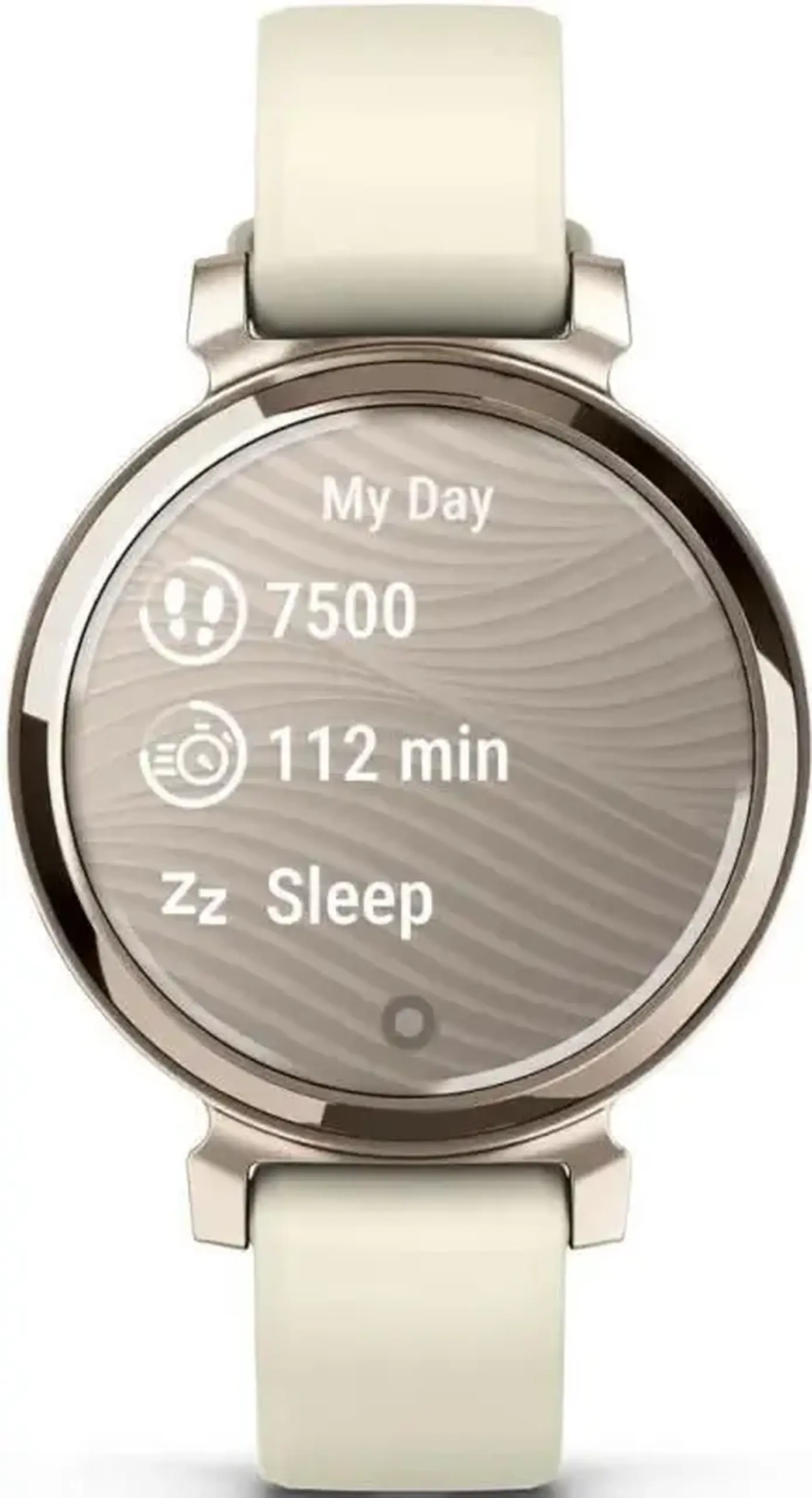 Ceas inteligent Garmin Lily® 2, Cream Gold with Coconut Silicone Band (010-02839-70)