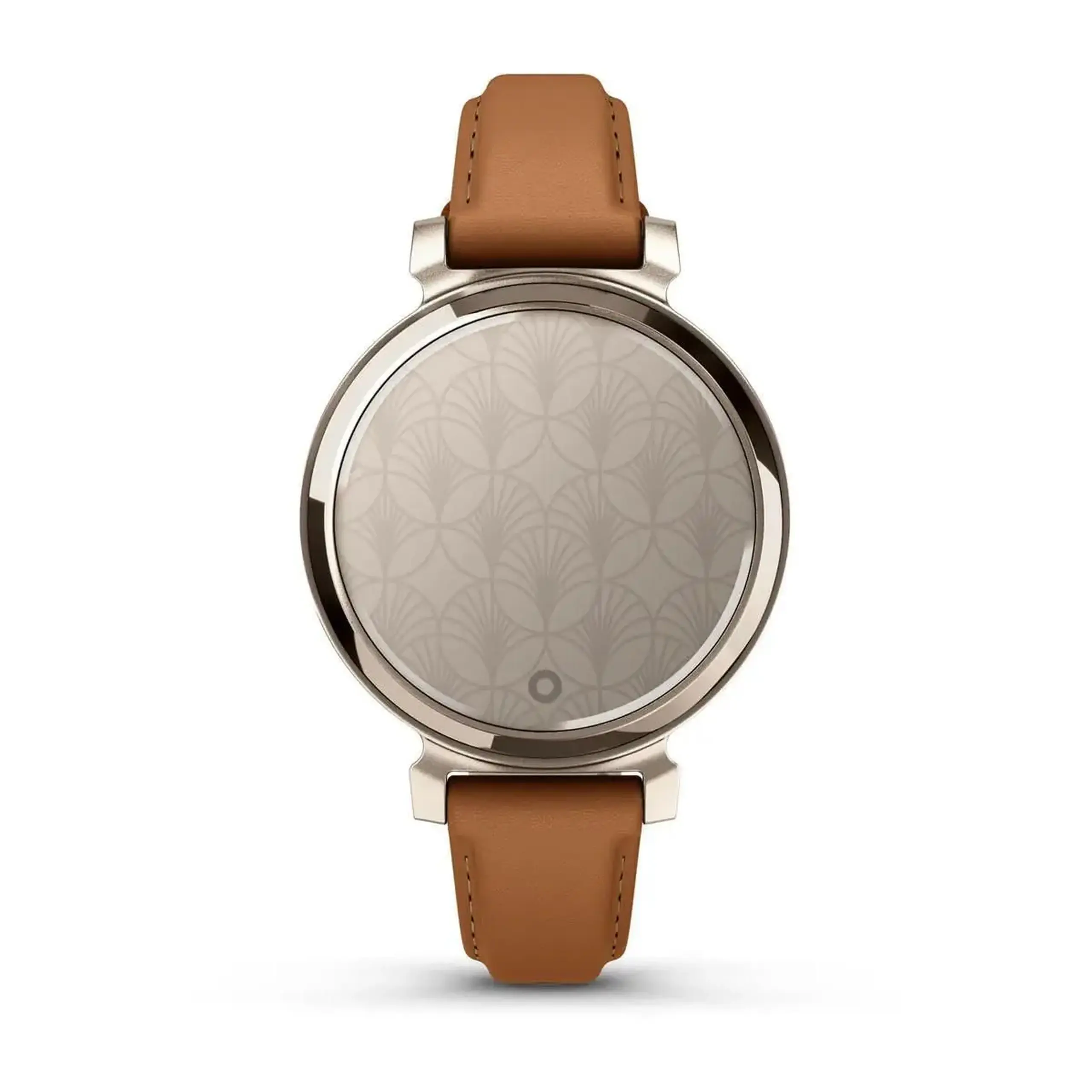Ceas inteligent Garmin Lily® 2 Classic, Cream Gold with Tan Leather Band (010-02839-02)