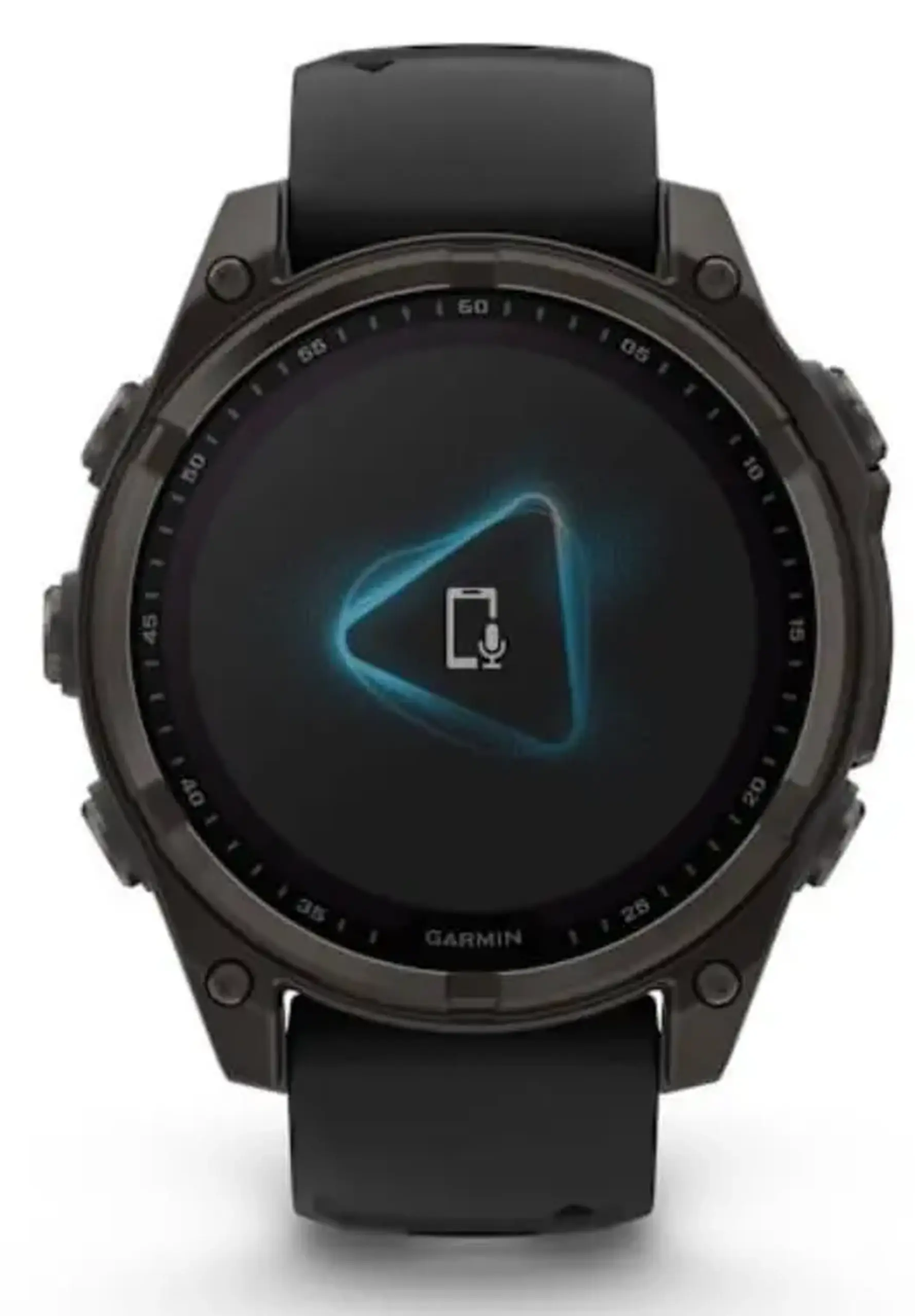 Ceas inteligent Garmin Fenix 8 – 47 mm, Solar, Sapphire, Carbon Gray DLC Titanium with Black (010-02906-11)