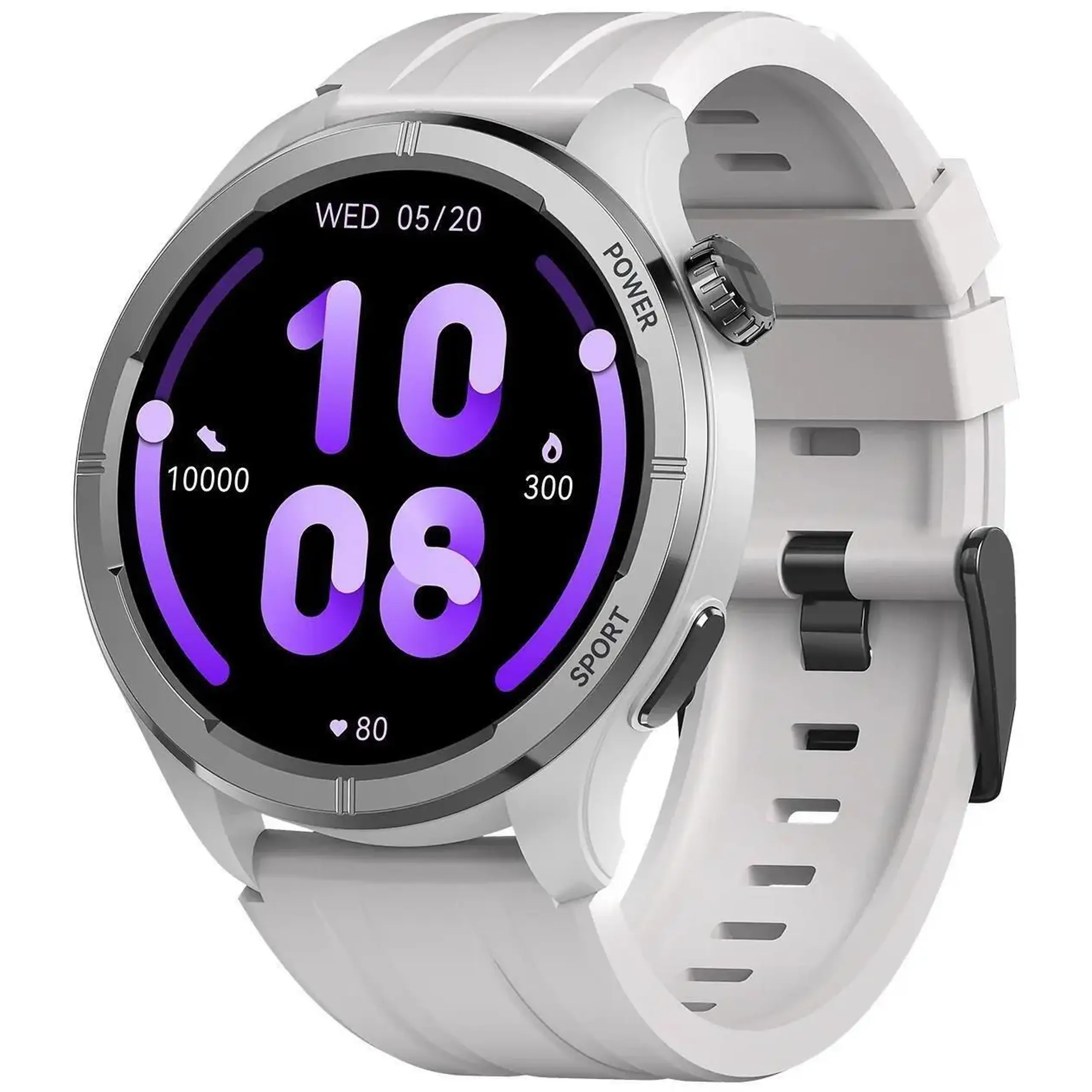 Ceas inteligent Haylou by Xiaomi Solar Neo Dual Strap Silver