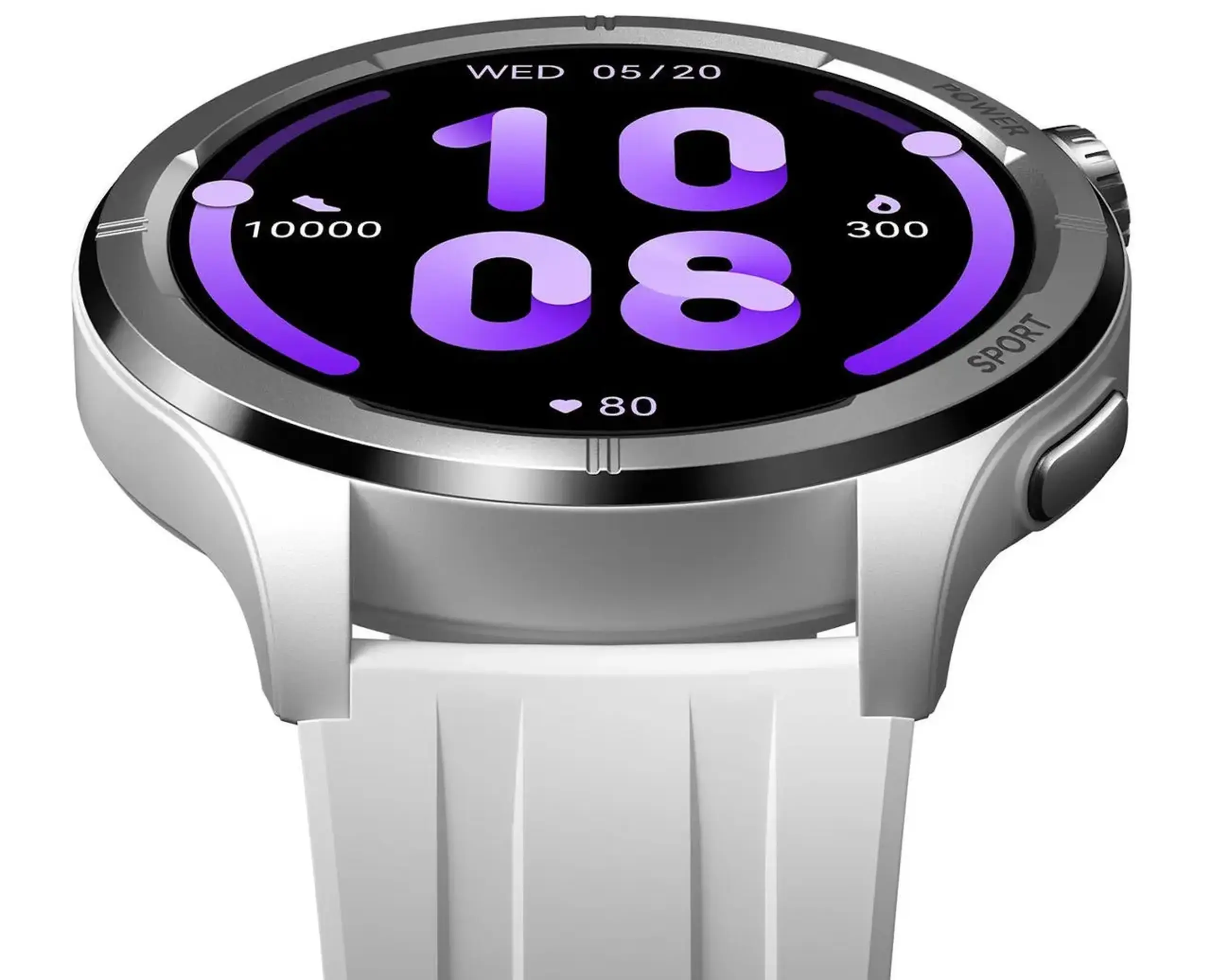Ceas inteligent Haylou by Xiaomi Solar Neo Dual Strap Silver