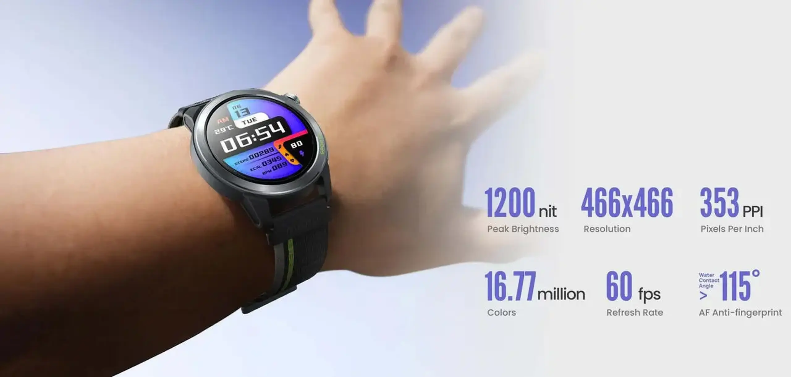 Ceas inteligent Mibro by Xiaomi GS Active 2 Gray