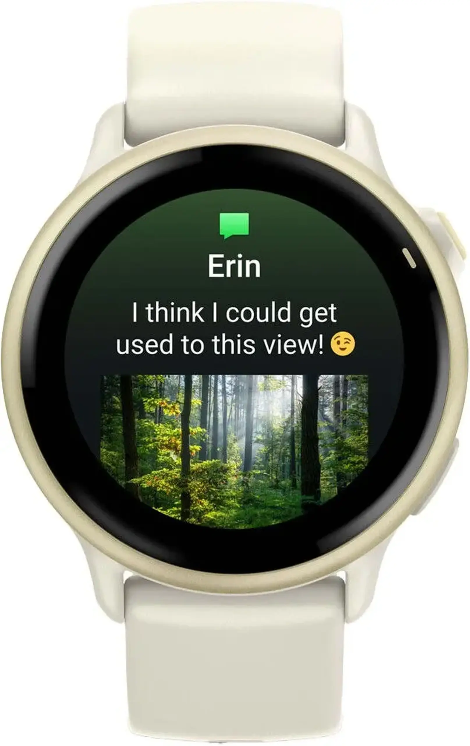 Ceas inteligent Garmin Vivoactive 6 Bone / Lunar Gold