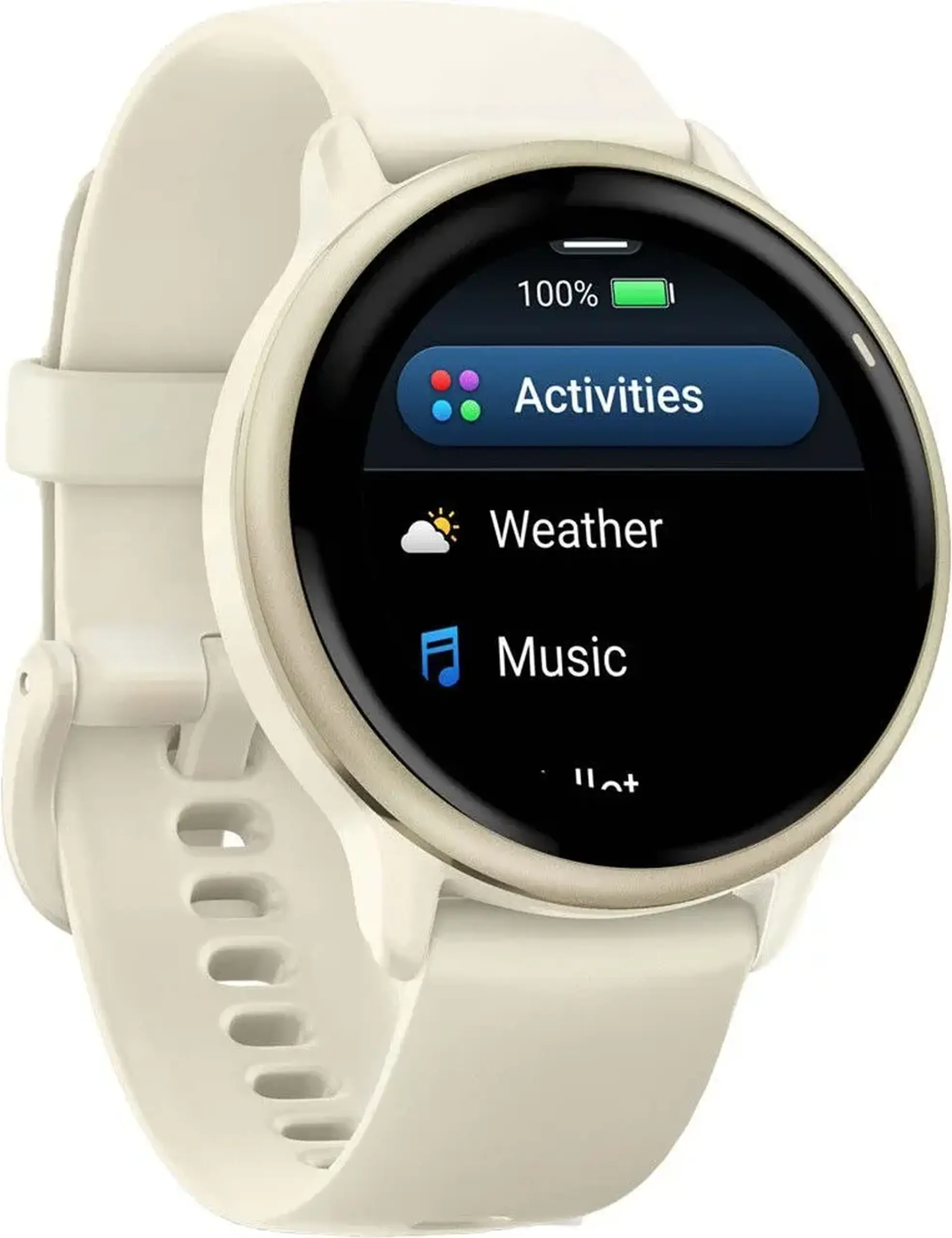Ceas inteligent Garmin Vivoactive 6 Bone / Lunar Gold
