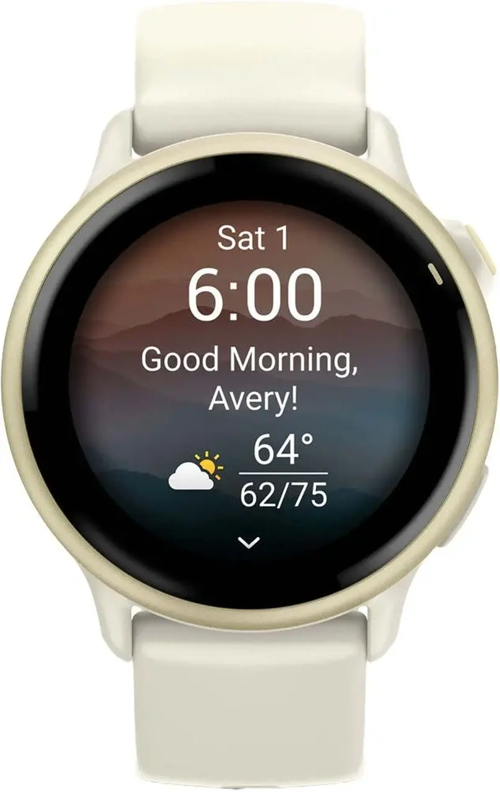 Ceas inteligent Garmin Vivoactive 6 Bone / Lunar Gold