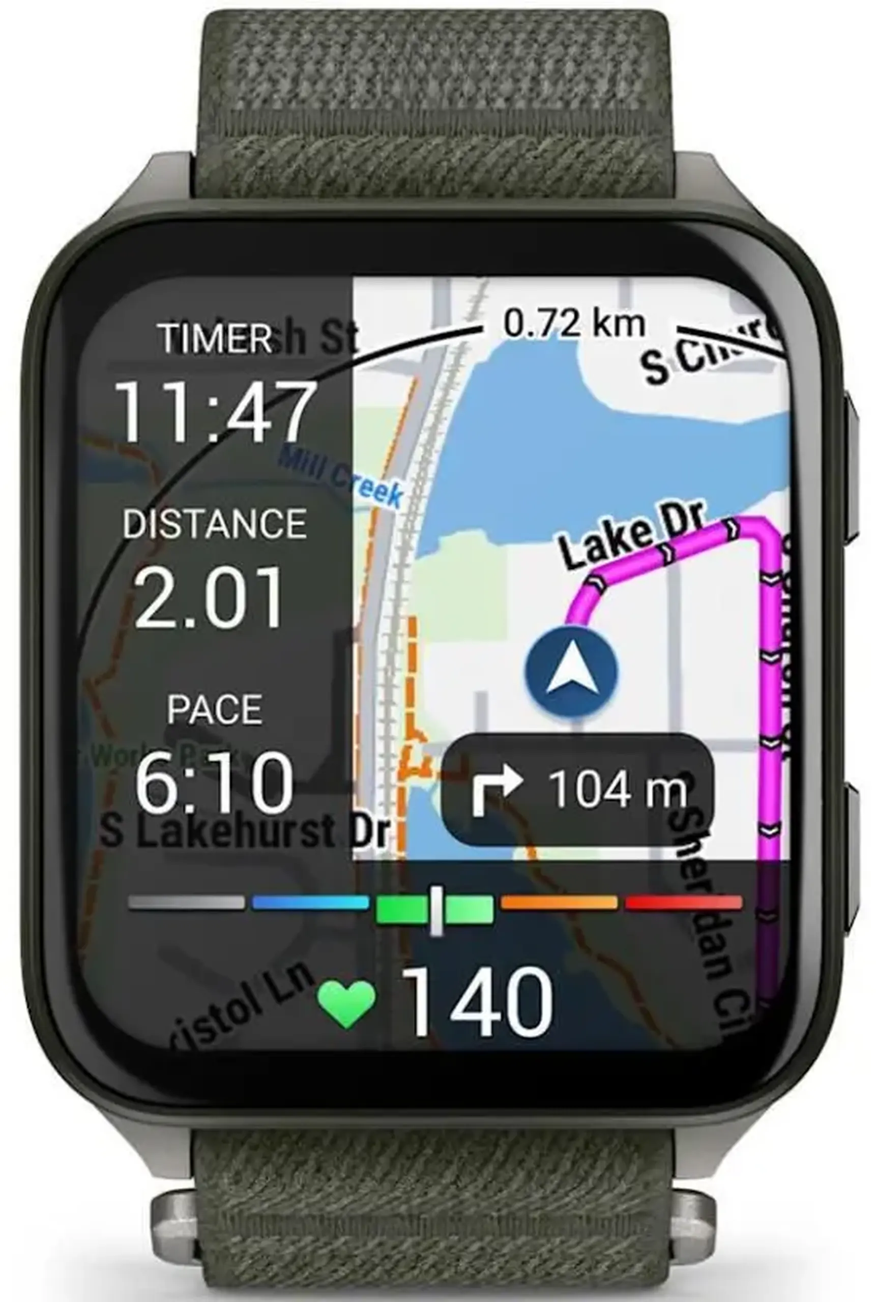 Ceas inteligent Garmin Venu X1 Moss (010-02980-03)