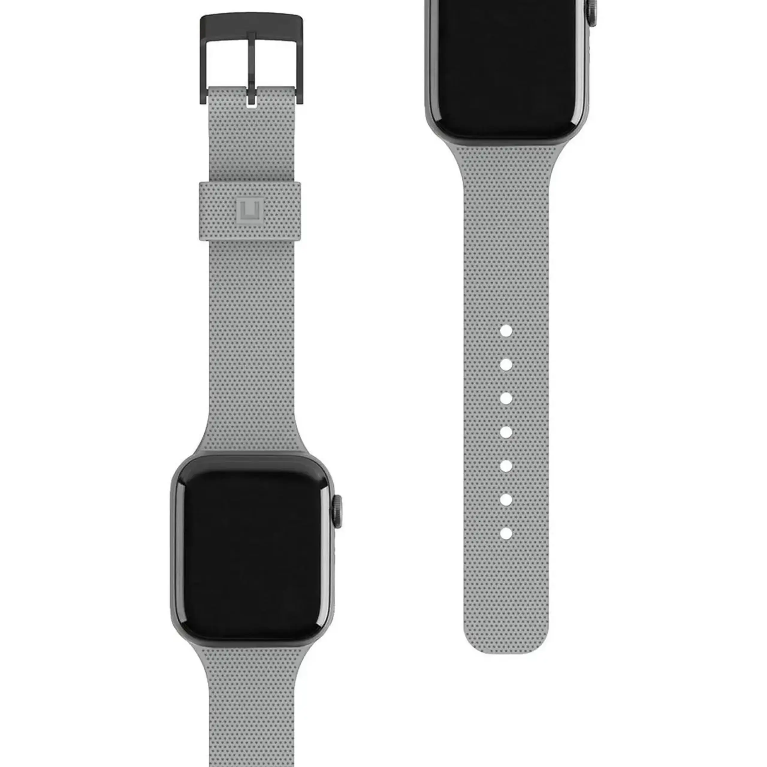 Curea UAG 19249K313030, Apple Watch 44/42 Dot Silicone Strap, Grey