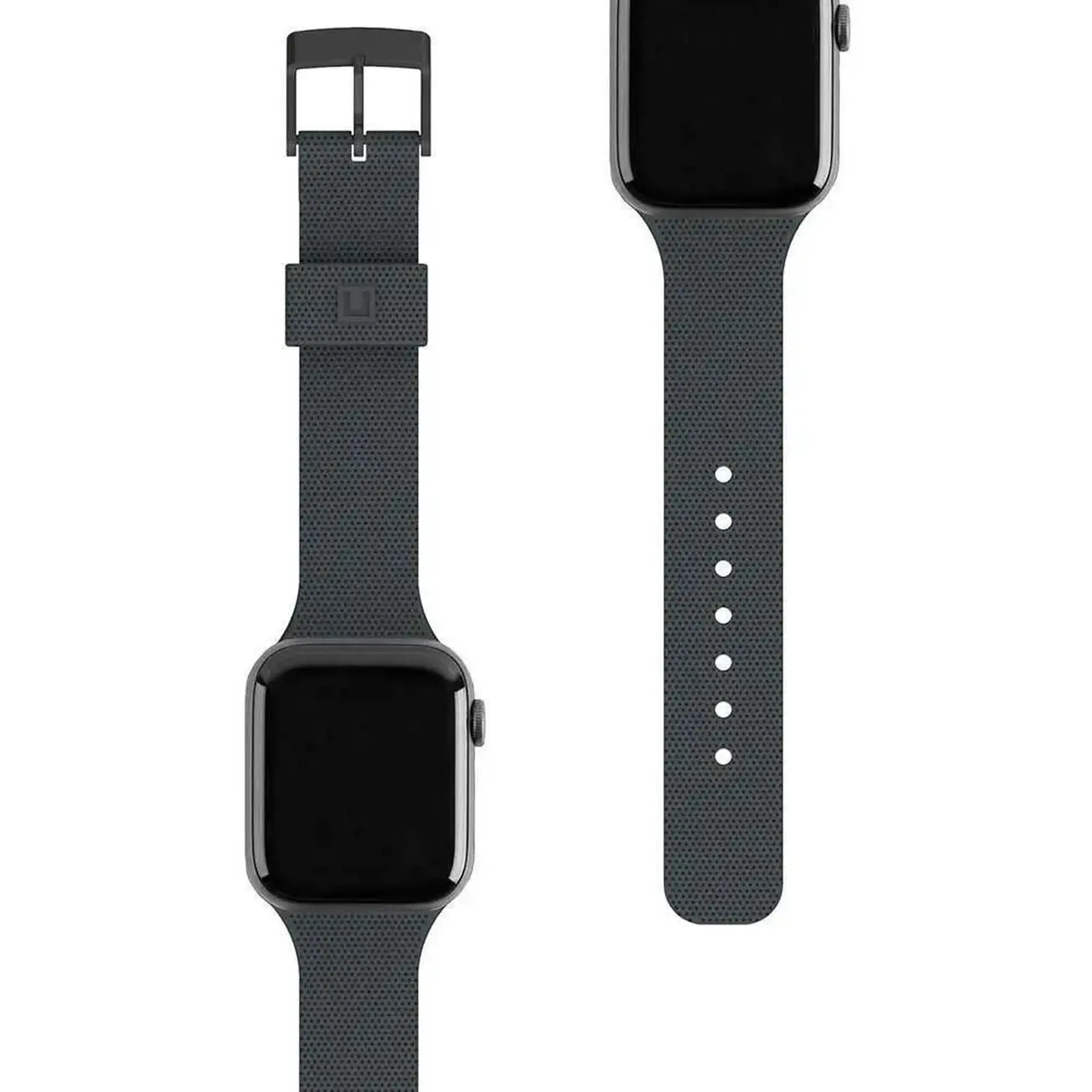 Curea UAG 19249K314040, Apple Watch 44/42 Dot Silicone Strap, Black