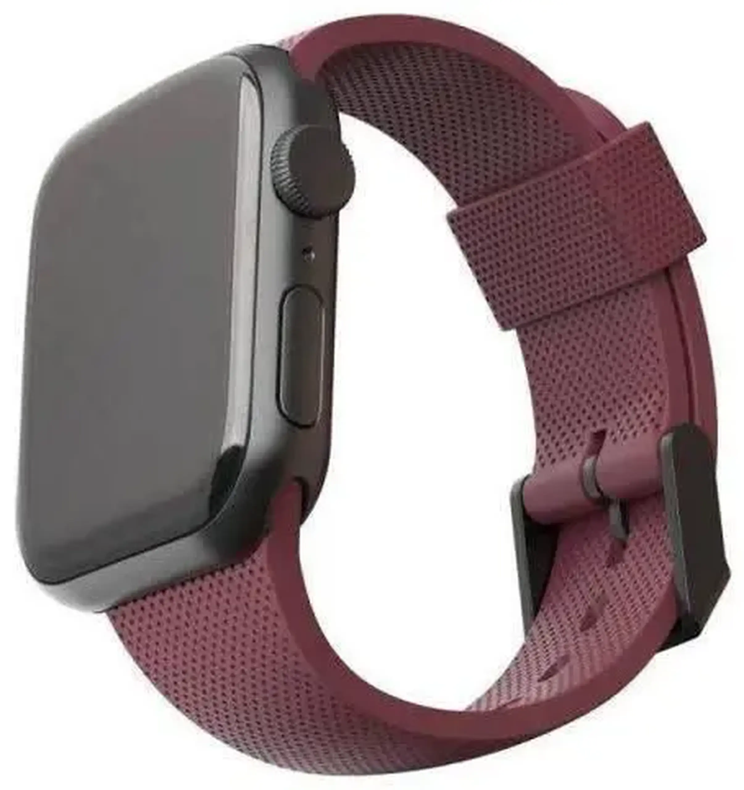 Curea UAG 19249K314747, Apple Watch 44/42 Dot Silicone Strap, Aubergine
