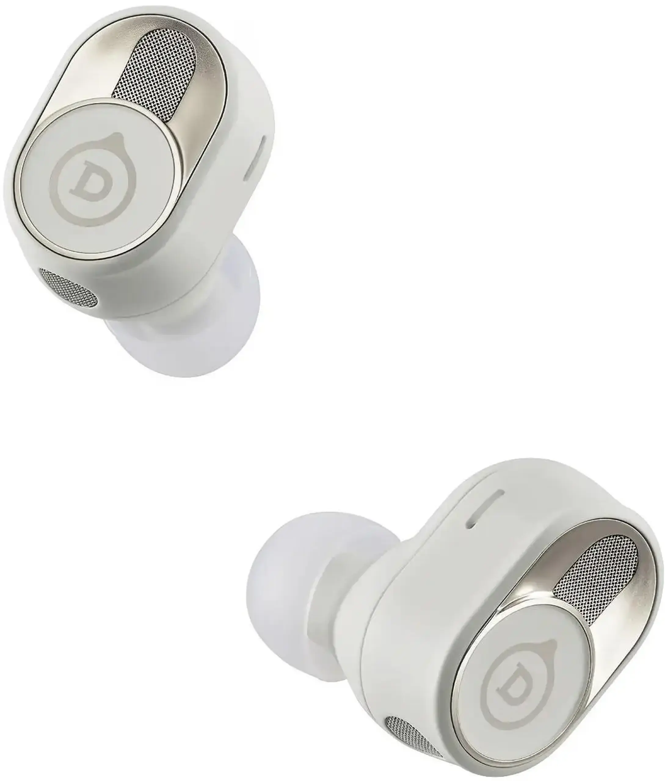 Căști fără fir Devialet Gemini II Light Pearl