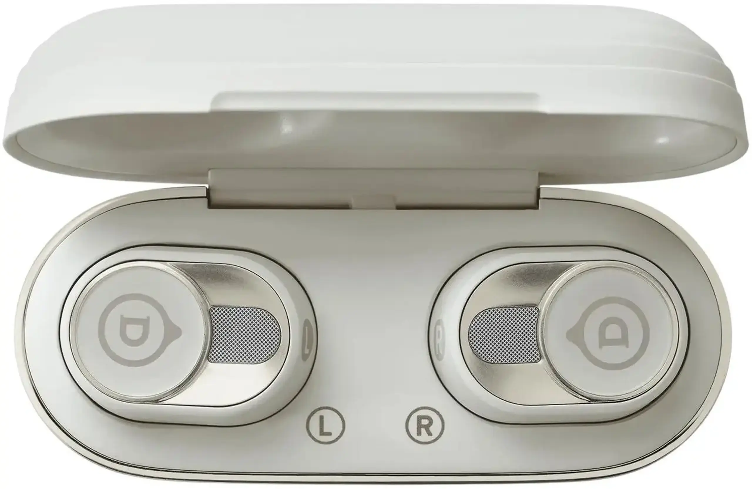 Căști fără fir Devialet Gemini II Light Pearl