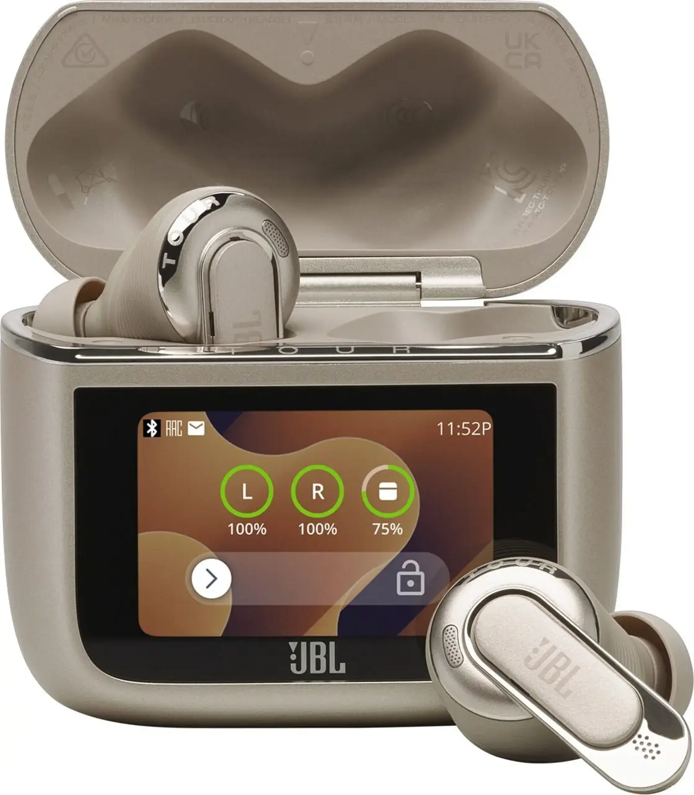 Căști fără fir JBL Tour Pro 3 Latte