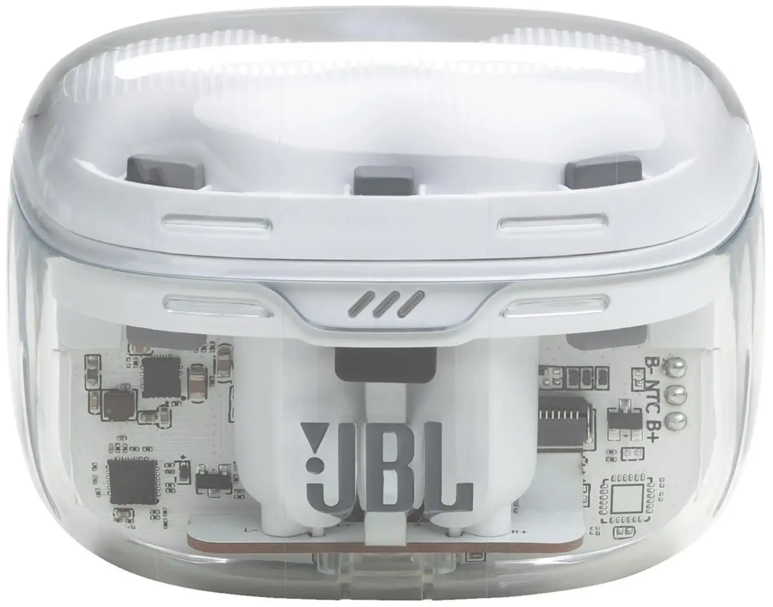Căști fără fir JBL Tune Beam Ghost White