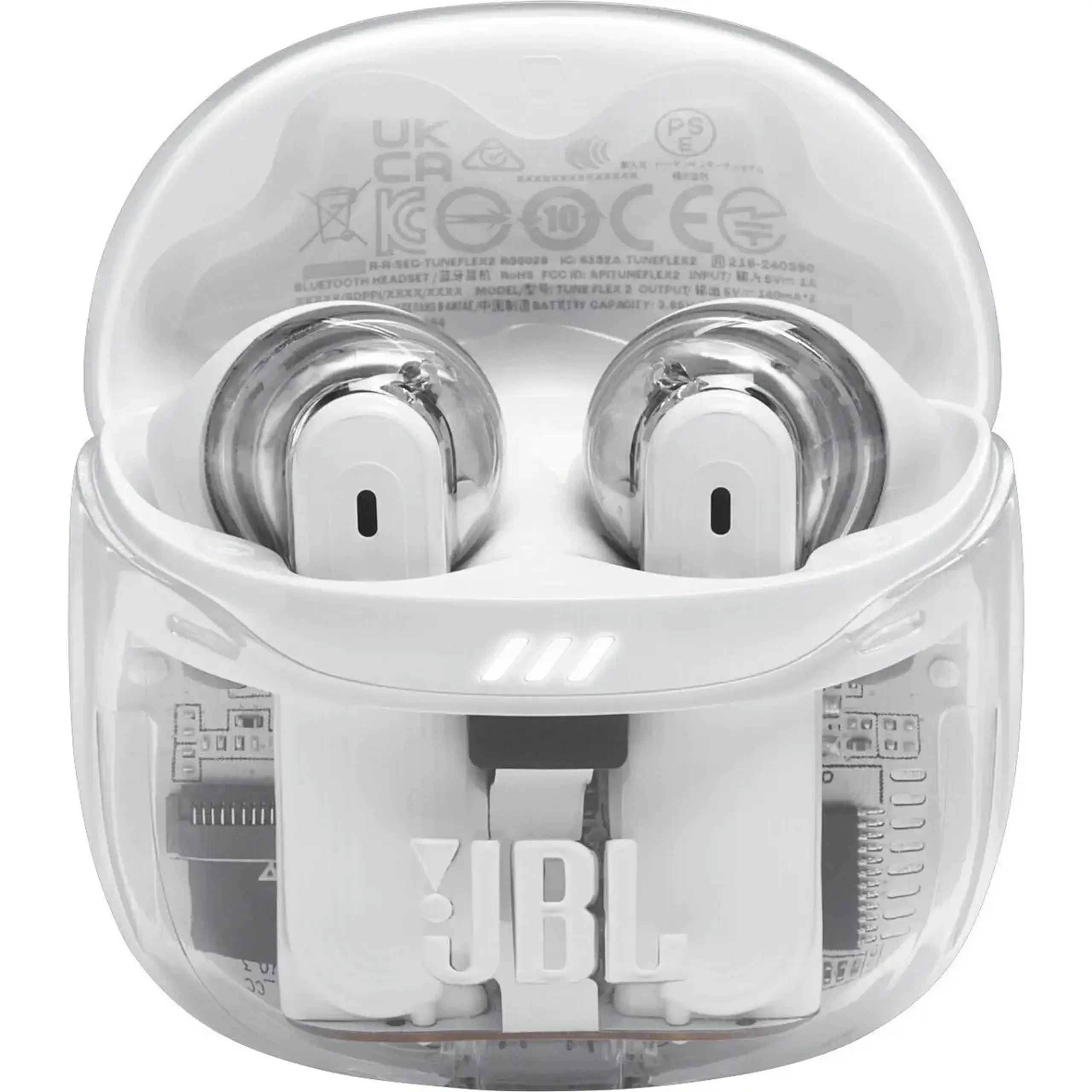 Căști fără fir JBL Tune Flex 2 Ghost White