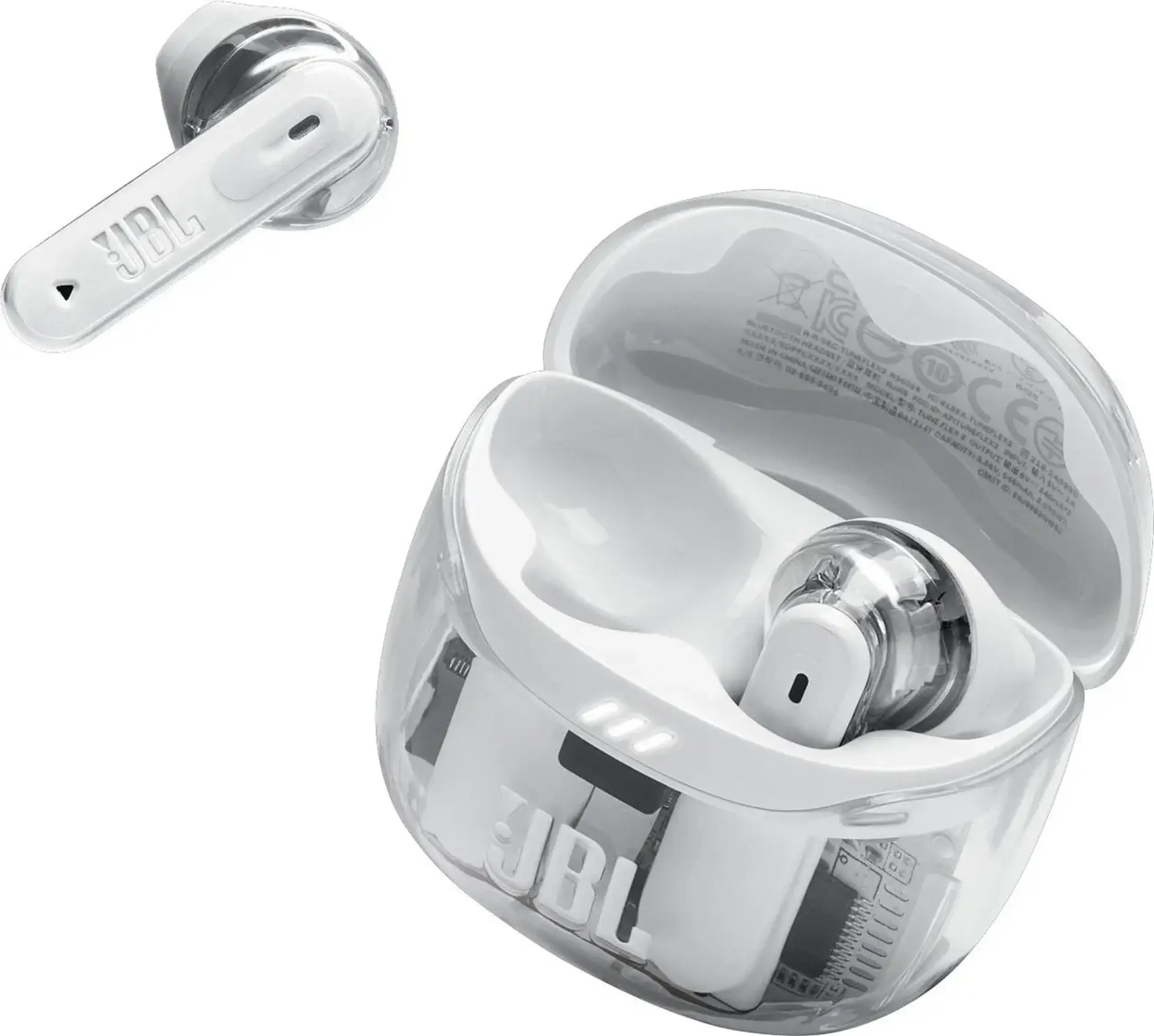Căști fără fir JBL Tune Flex 2 Ghost White