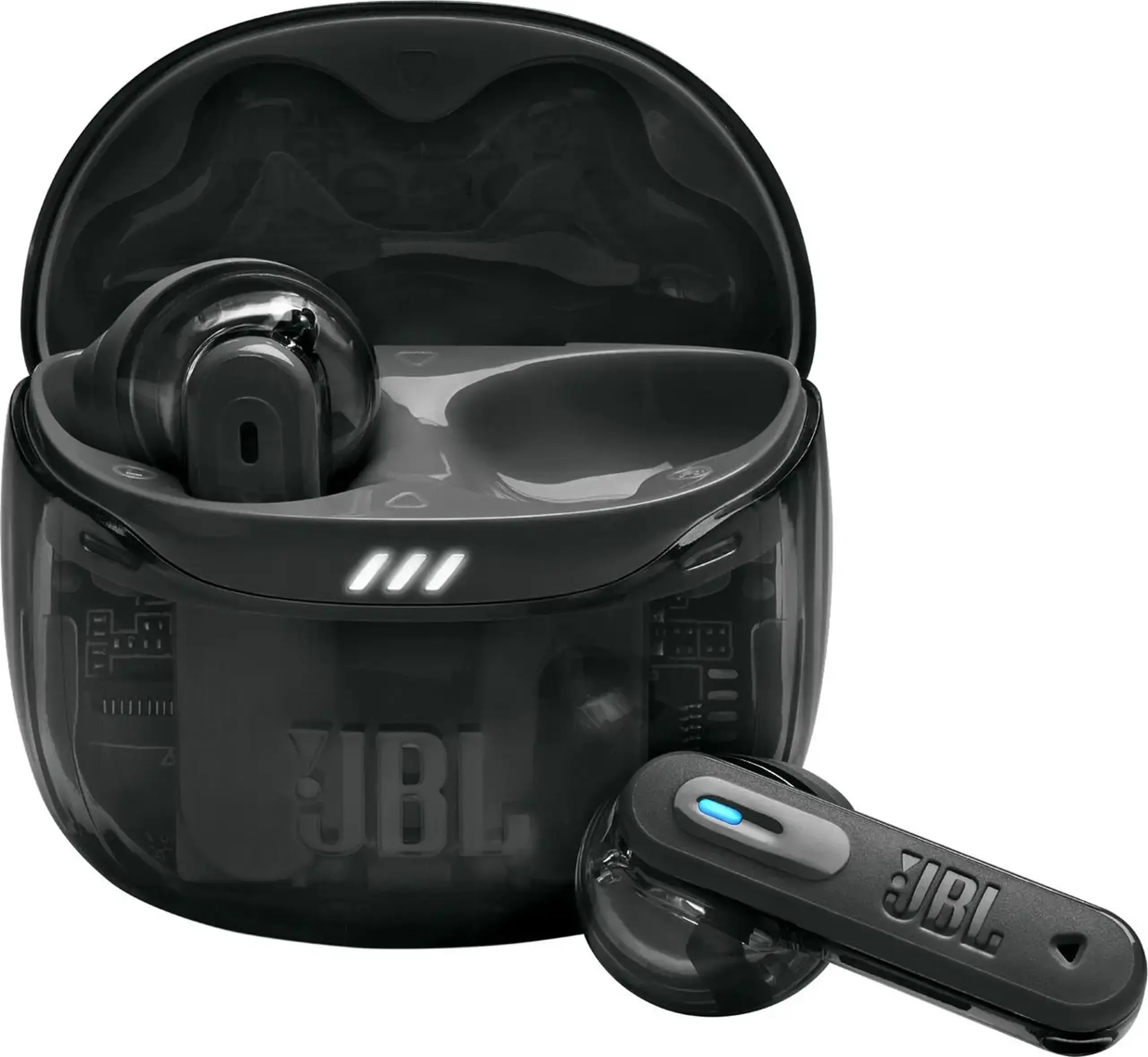 Căști fără fir JBL Tune Flex 2 Ghost Black