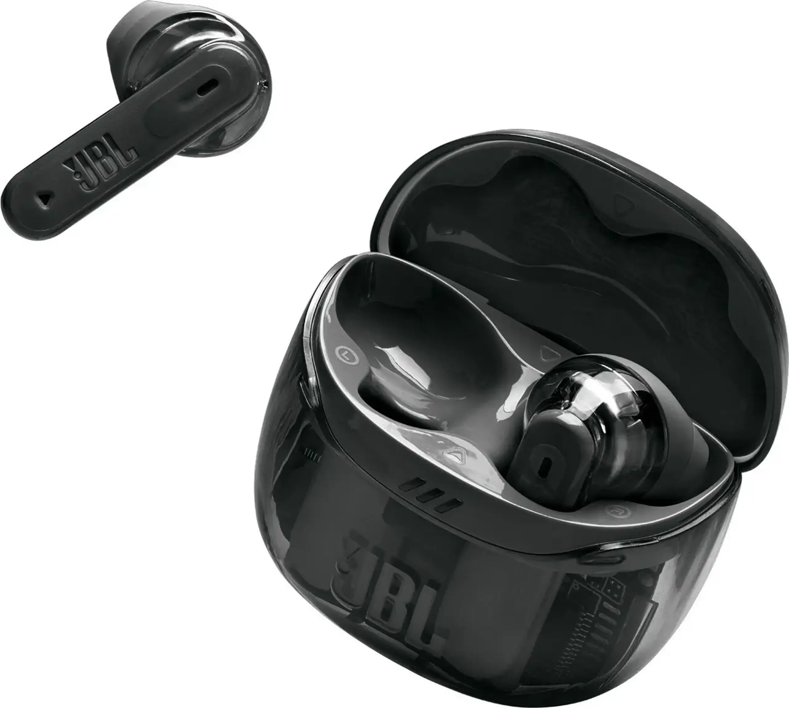 Căști fără fir JBL Tune Flex 2 Ghost Black