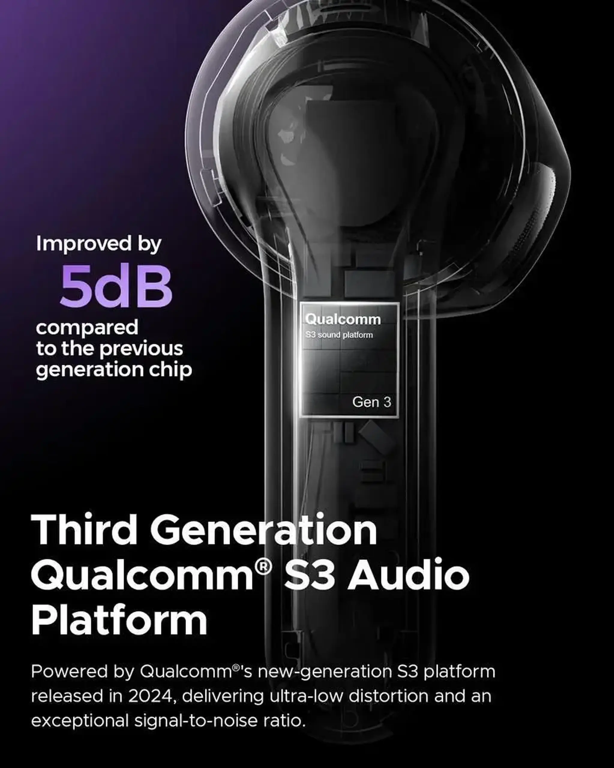 Căști fără fir SoundPeats Air5 Black