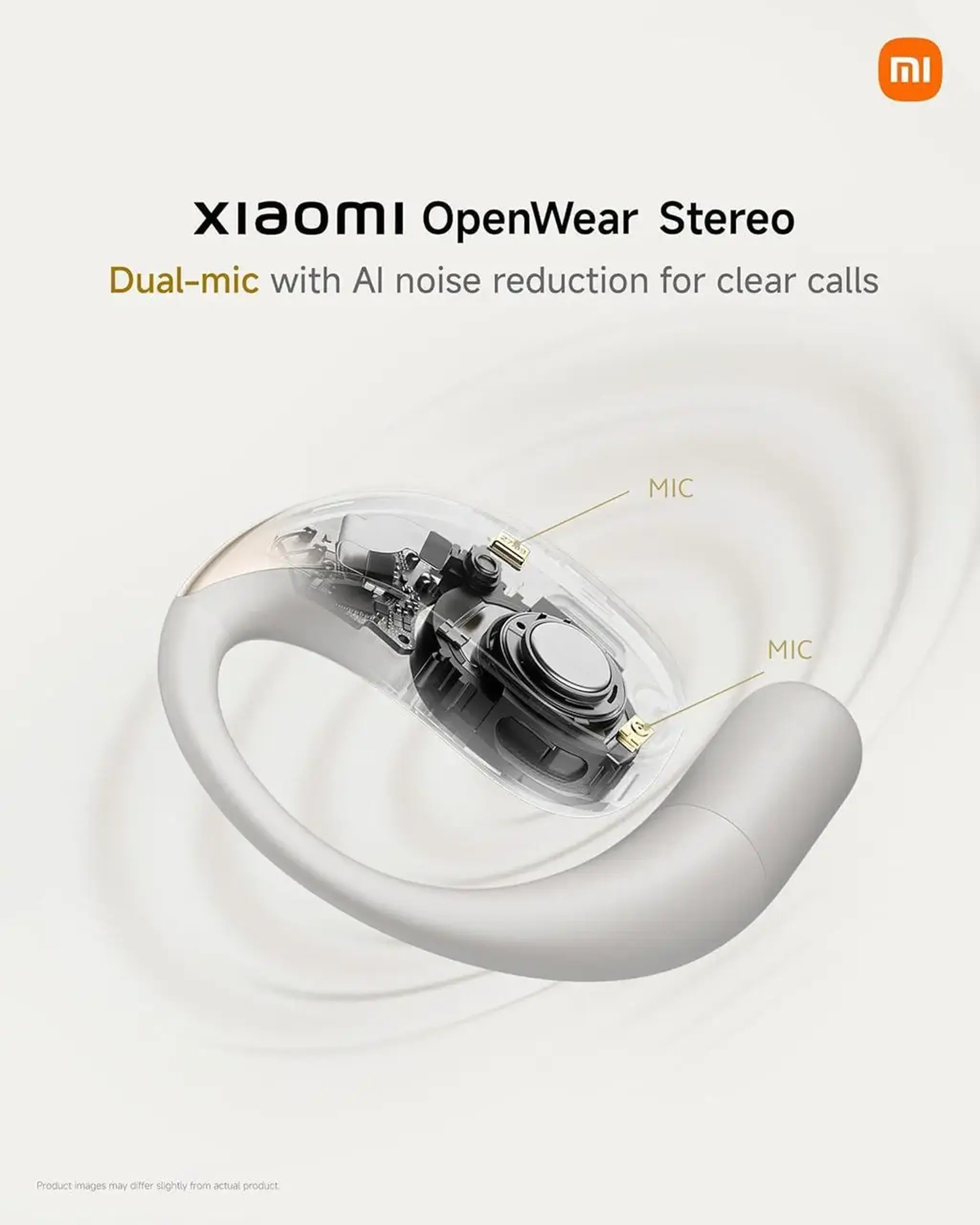 Căști fără fir Xiaomi OpenWear Stereo Cosmic Gray