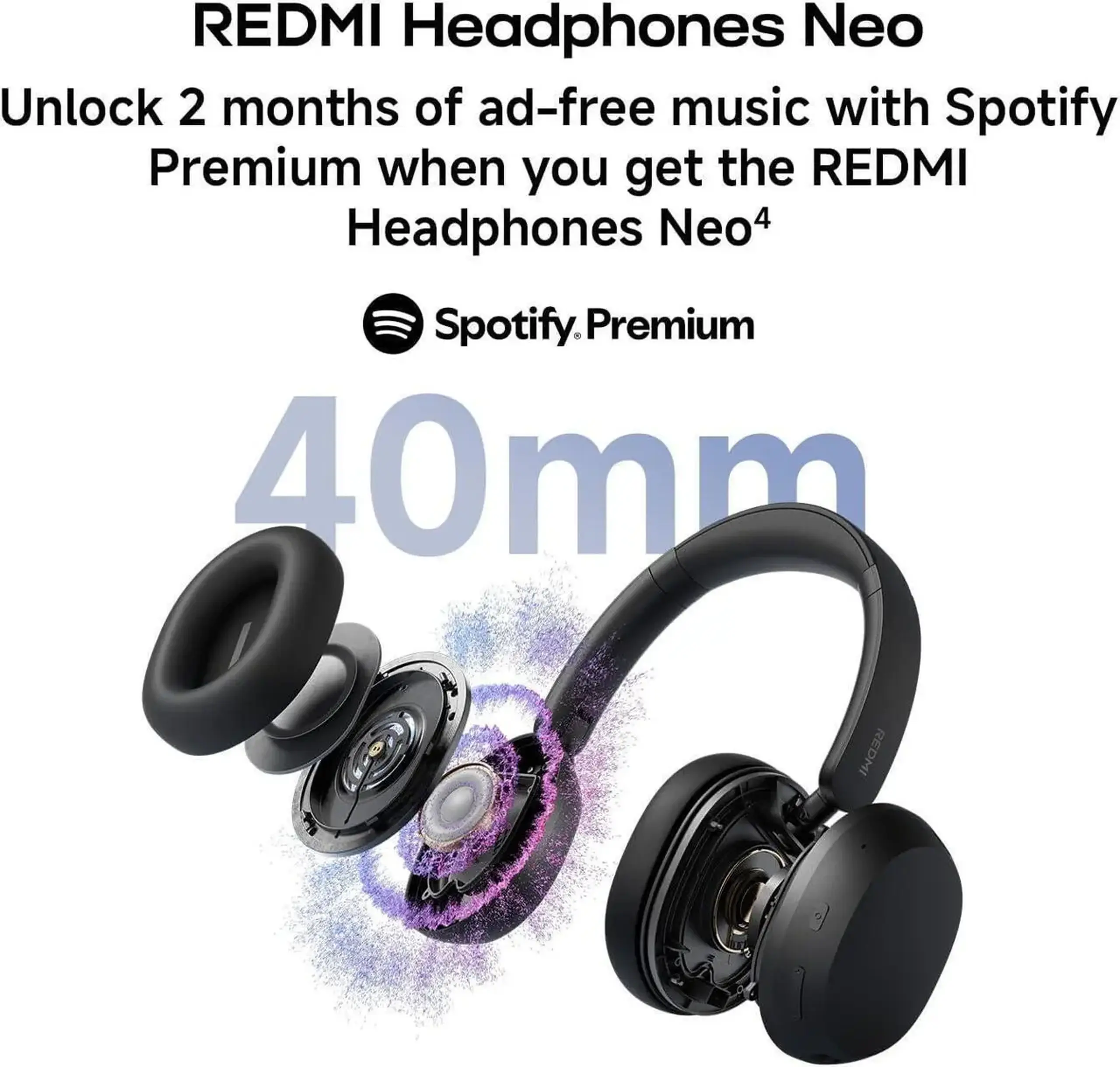 Căști fără fir Xiaomi Redmi Headphones Neo Black