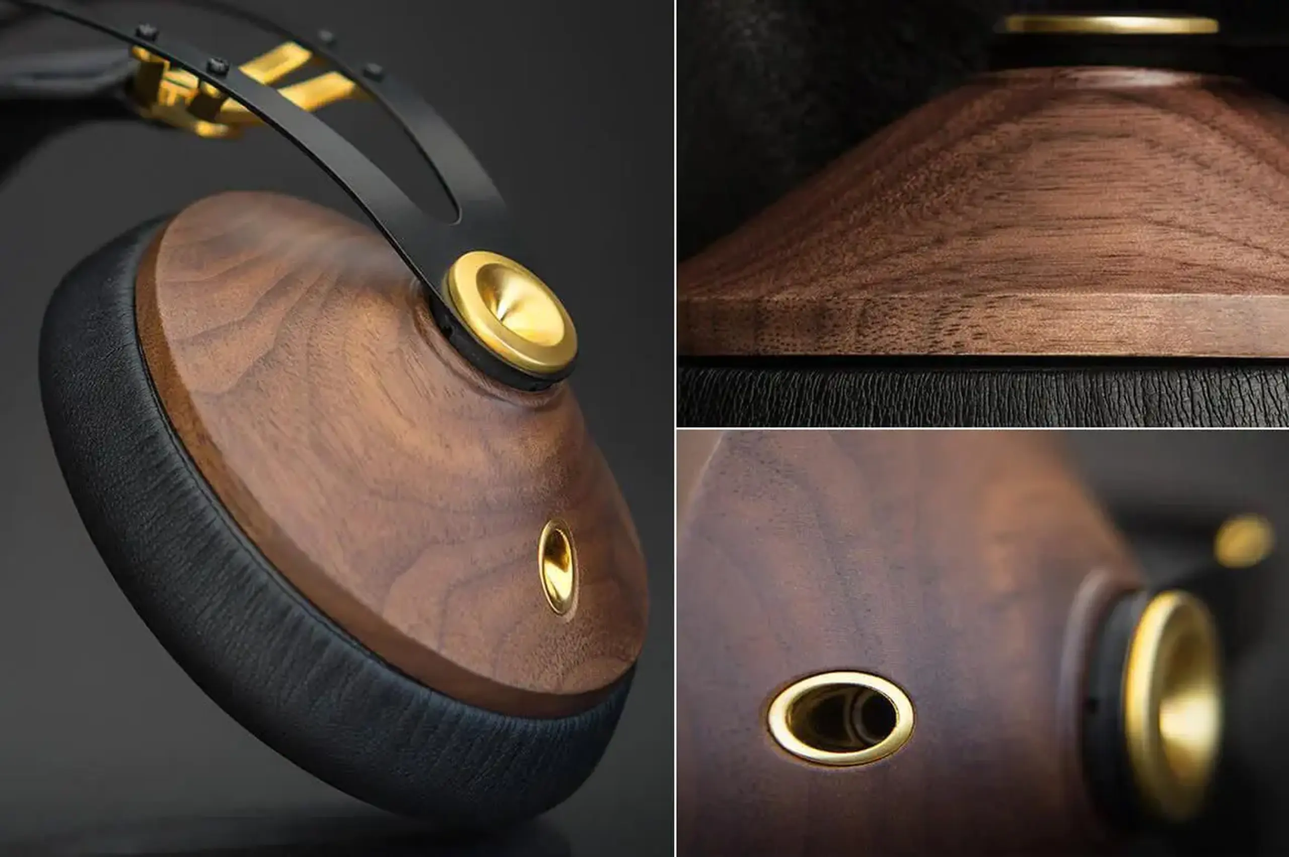 Căști cu fir Meze 99 Classic Walnut Gold Wood