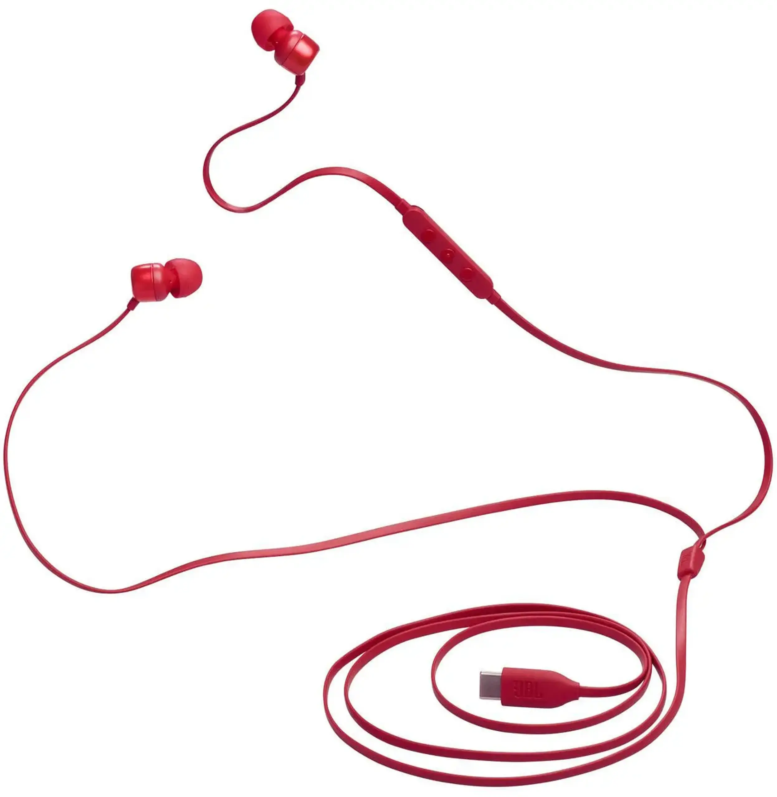 Căști cu fir JBL Tune 310C Red