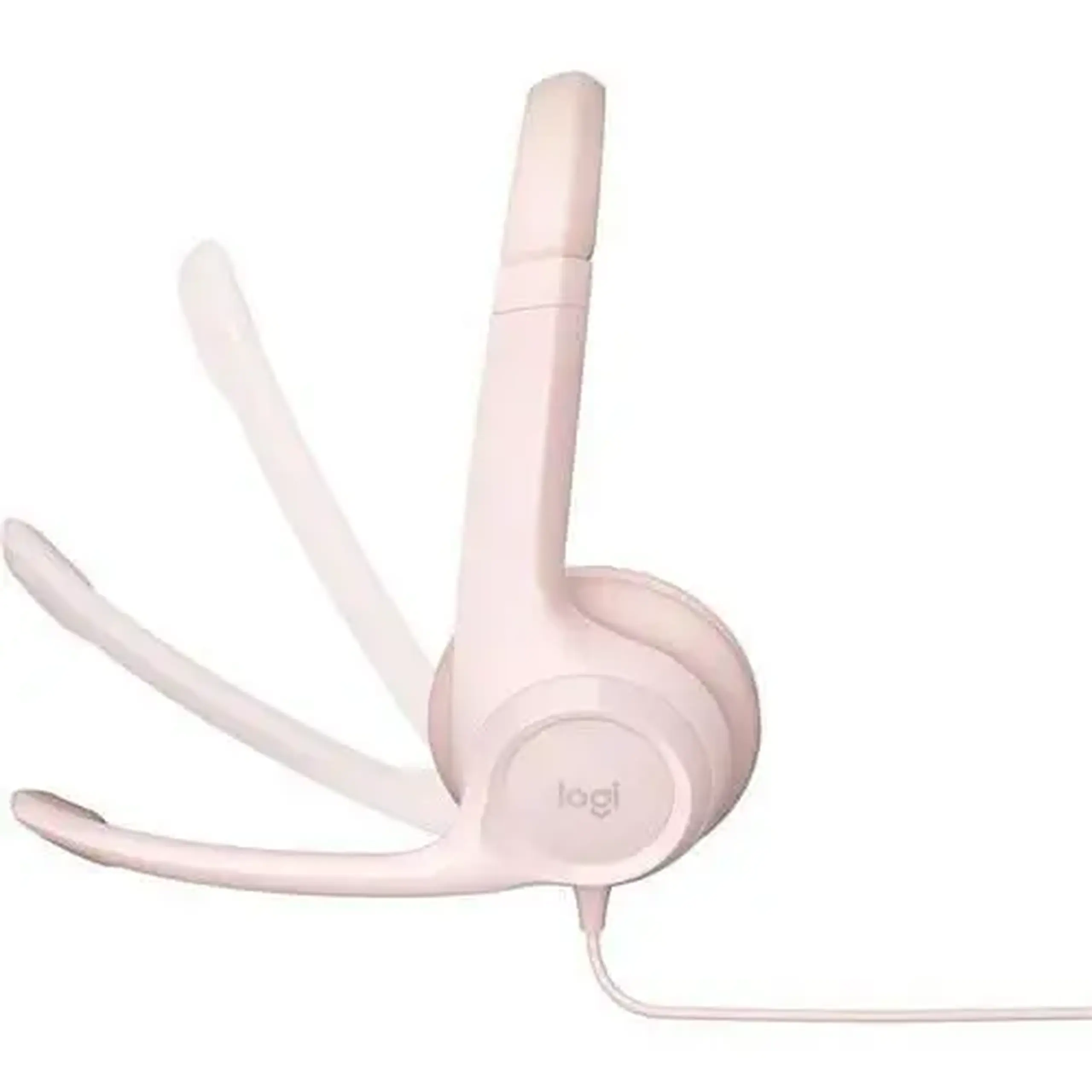 Căști cu fir Logitech H390 Rose