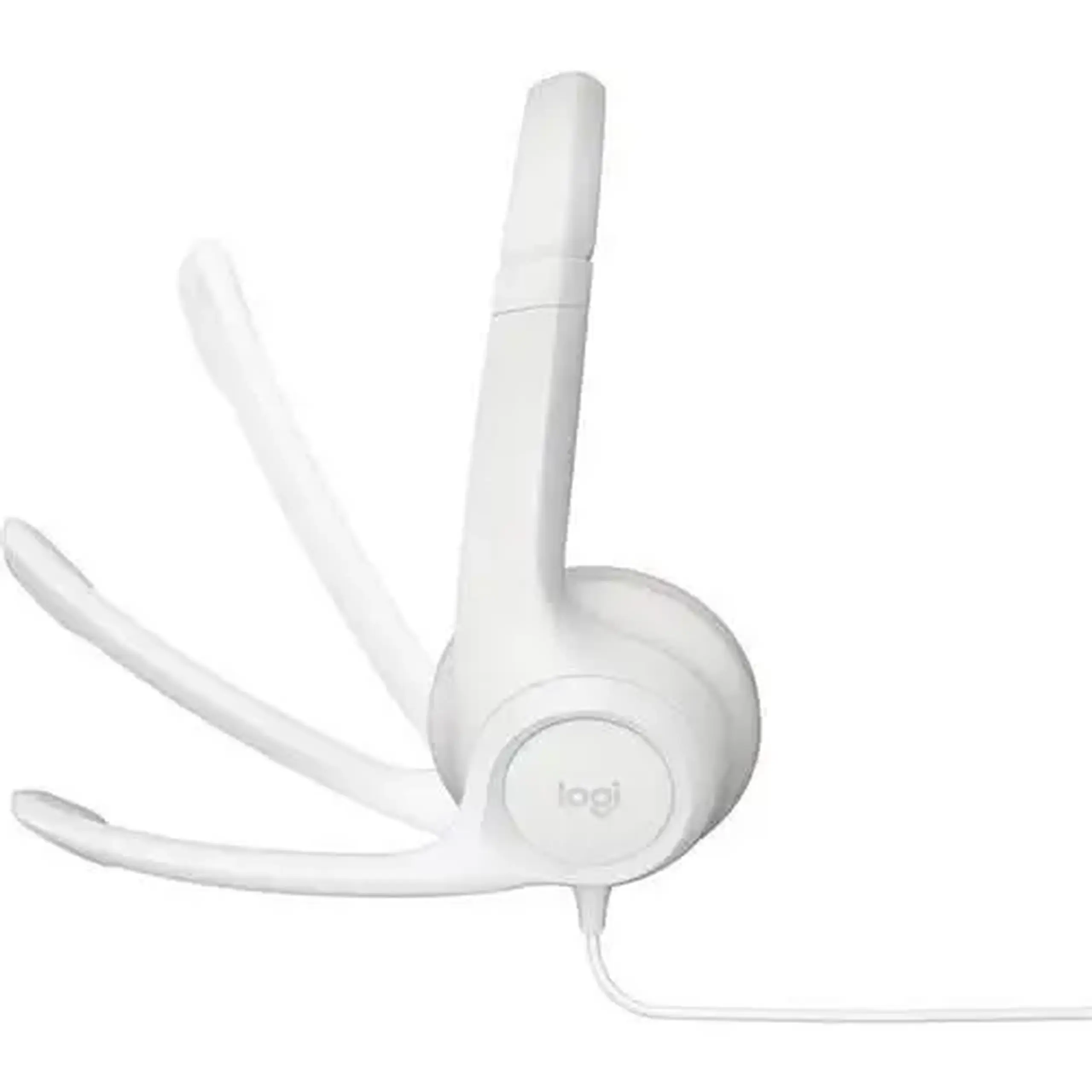 Căști cu fir Logitech H390 White