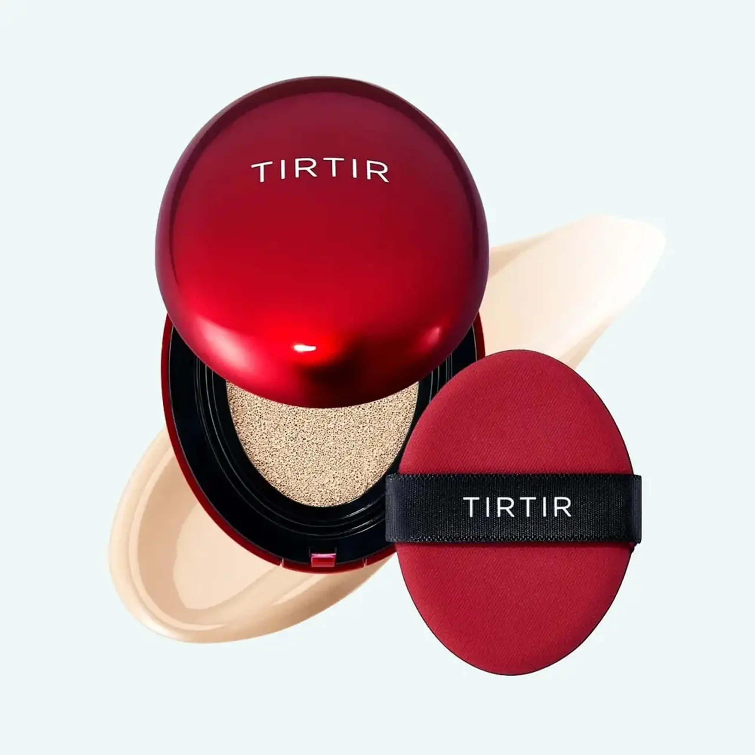 Cushion rezistent cu un finisaj semi-mat TIRTIR Mask Fit Red Cushion 17N Vanilla #4864 18g
