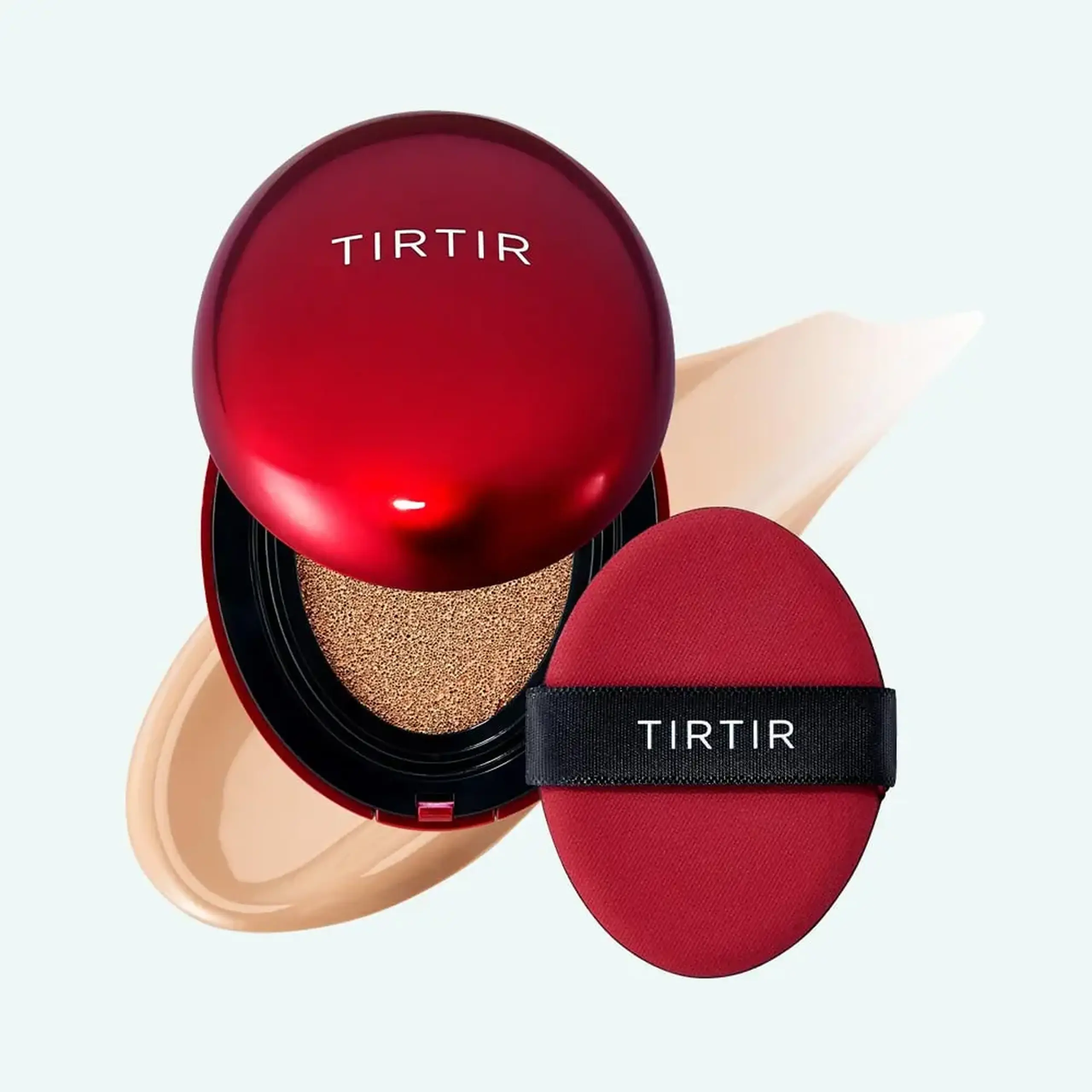 Cushion rezistent cu un finisaj semi-mat TIRTIR Mask Fit Red Cushion 24W Soft Beige 18g