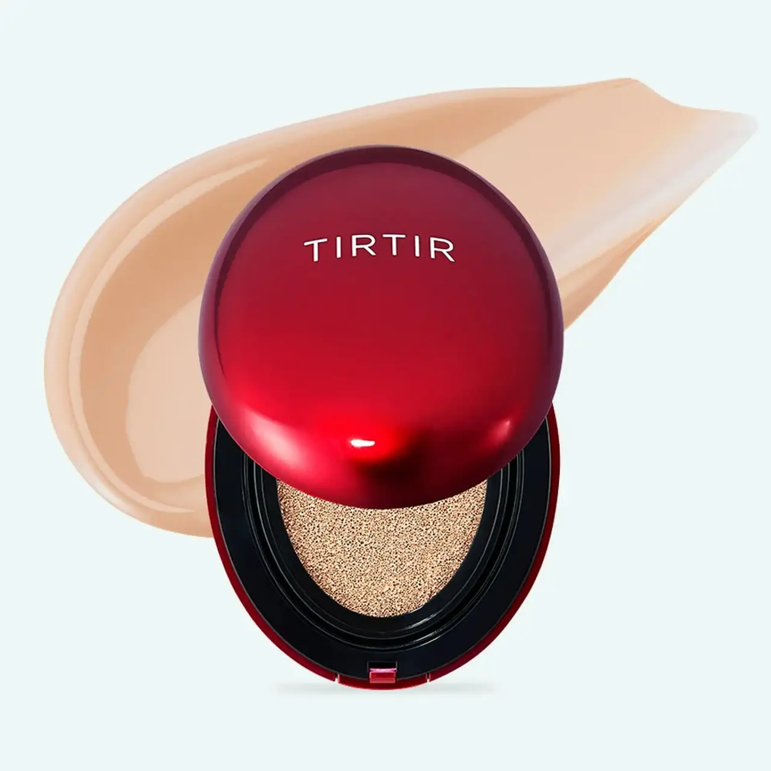 Cushion rezistent cu un finisaj semi-mat TIRTIR Mask Fit Red Cushion 22N Shell Beige 18g