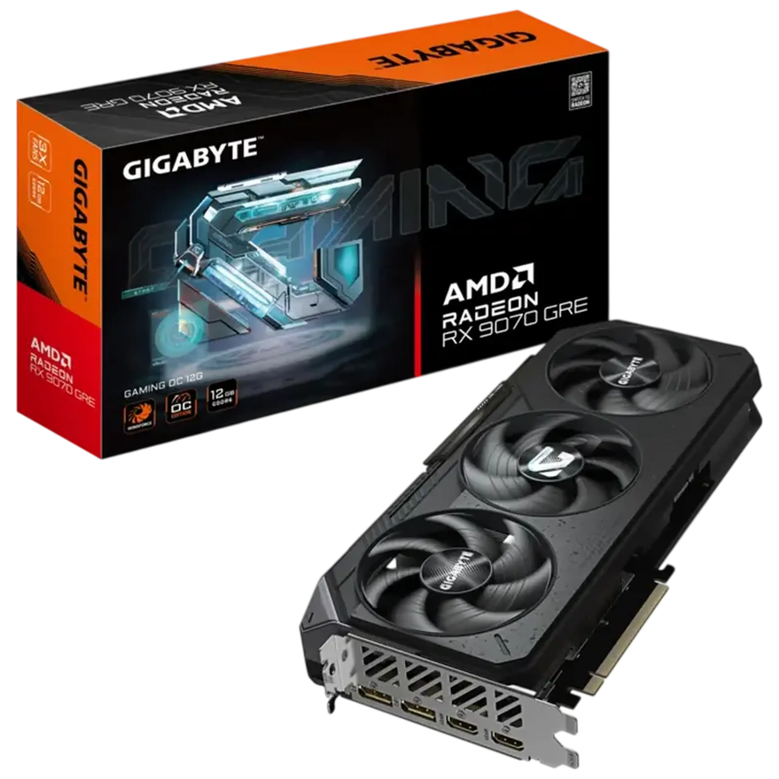 Placă de bază Gigabyte GV-R907GREGAMING OC-12GD, 12GB GDDR6 192bit (GV-R907GREGAMING OC-12GD)