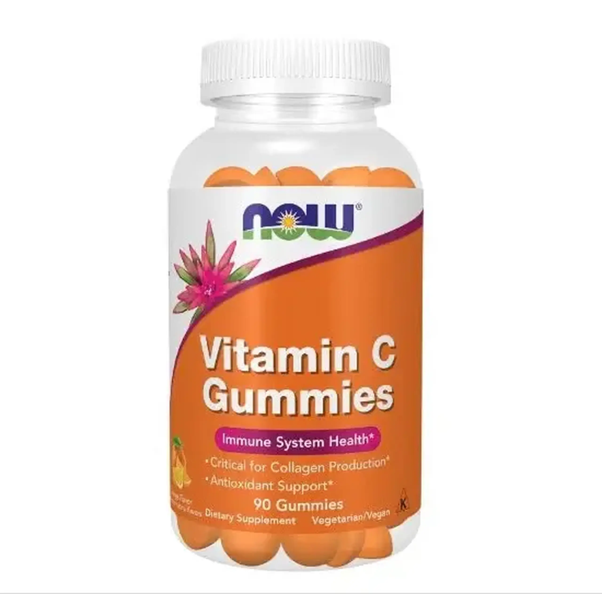 Now Foods, Vitamin C Gummies, 90 jeleuri