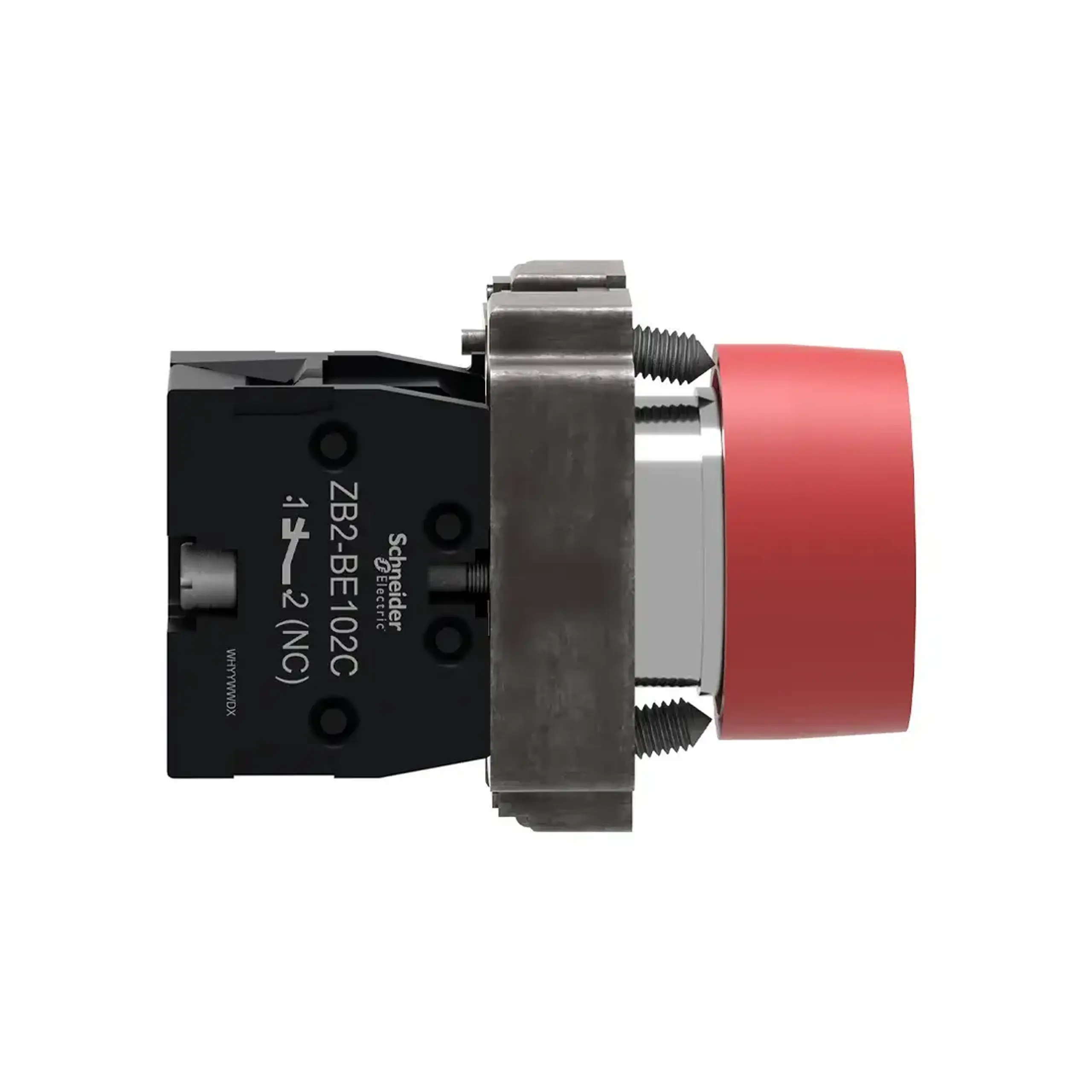 Buton cu revenire 220 - 240 V 3 A IP66 Roșu Schneider-Electric