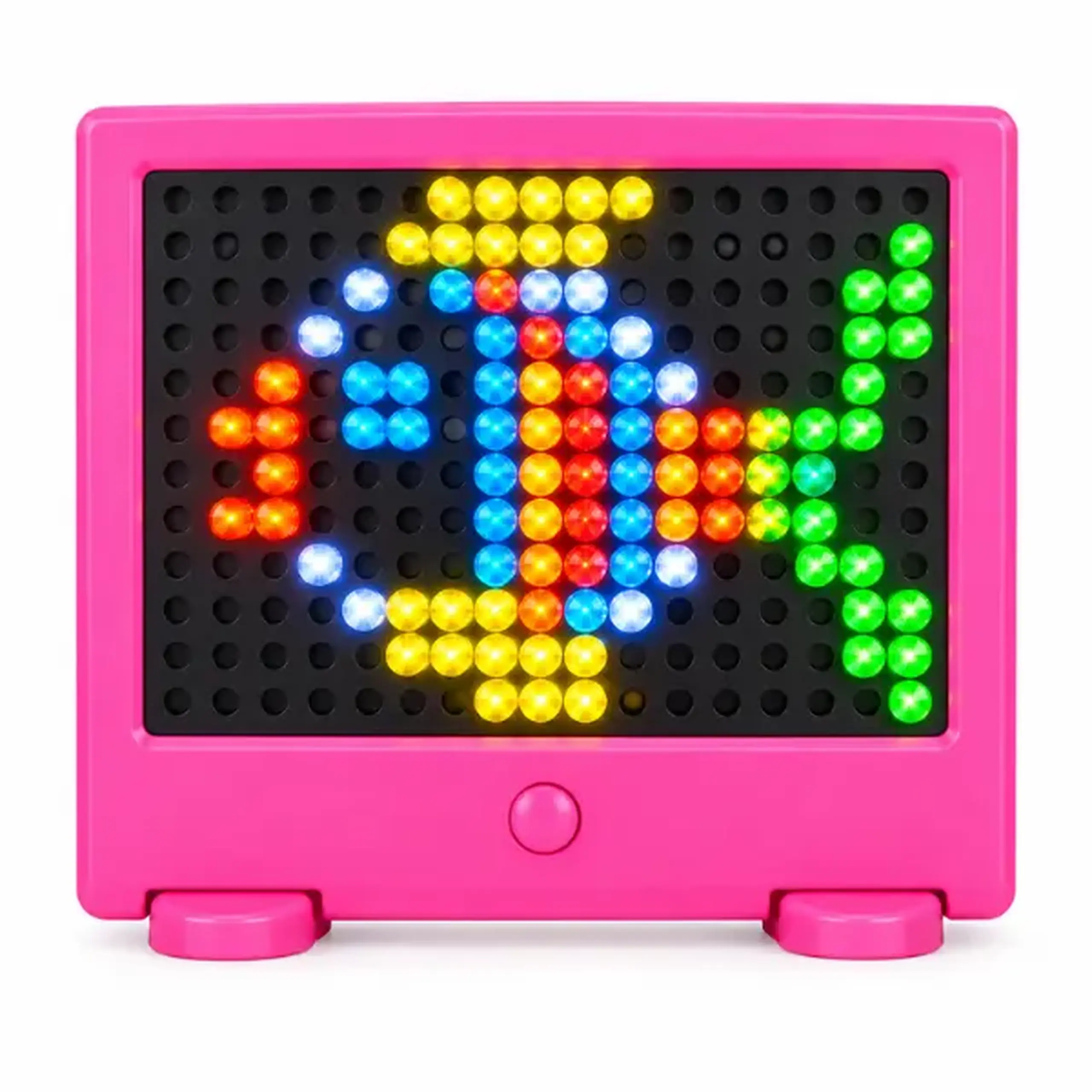 Tablă mozaic „Pin It” cu lumină, 27 cm, 3 culori