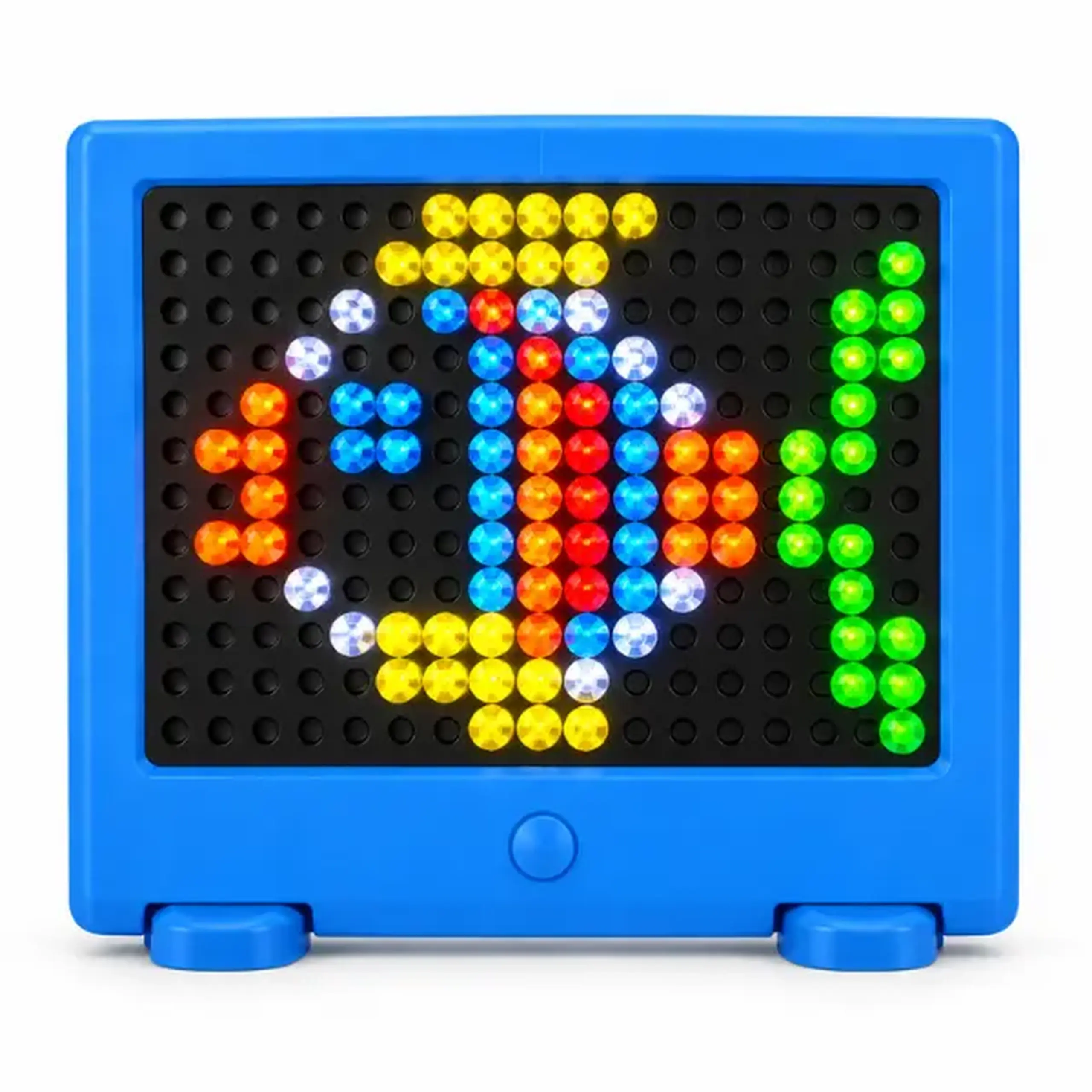 Tablă mozaic „Pin It” cu lumină, 27 cm, 3 culori