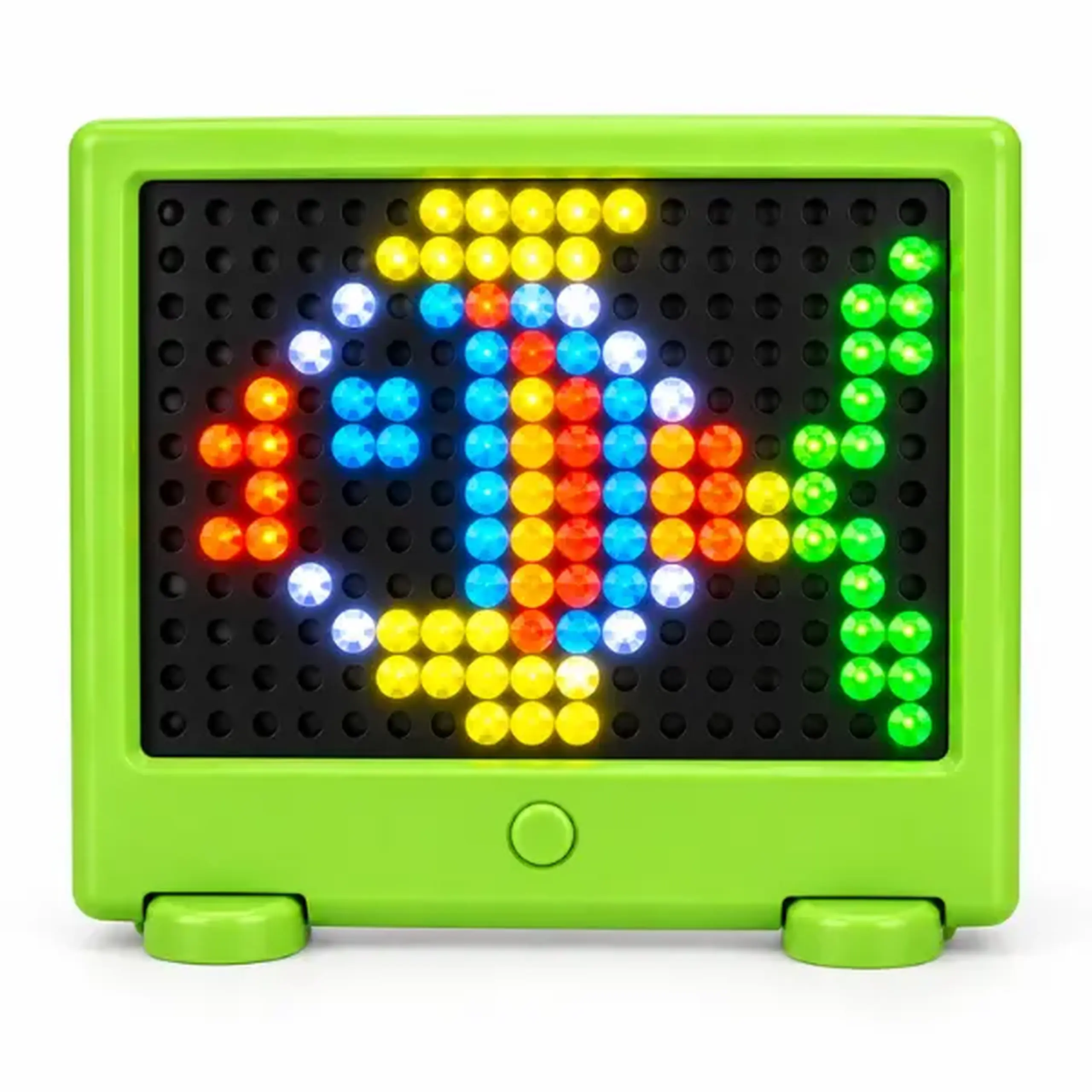 Tablă mozaic „Pin It” cu lumină, 27 cm, 3 culori