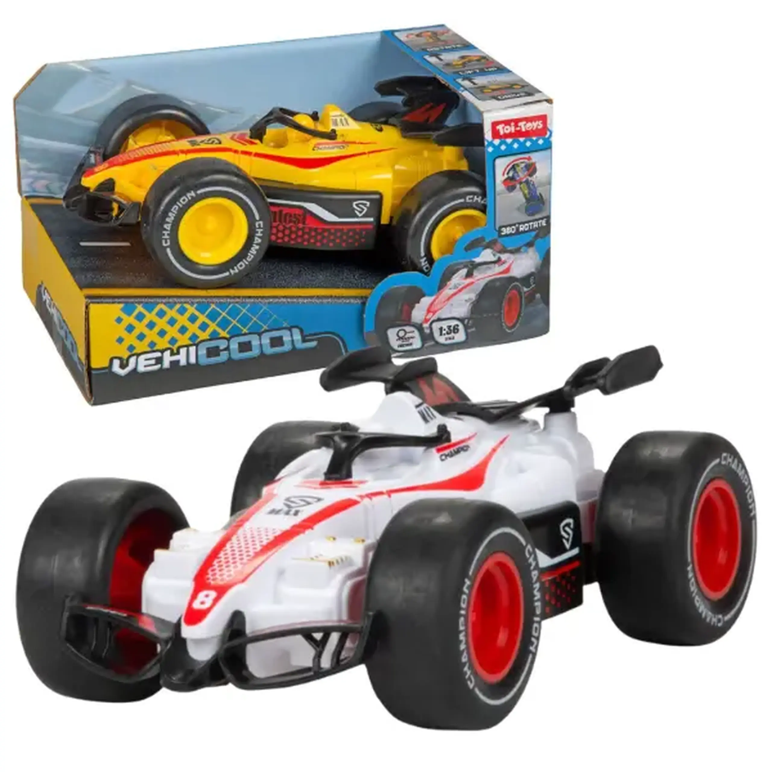 Mașinuță de curse „Formula 360” cu mecanism cu fricțiune, 3 modele