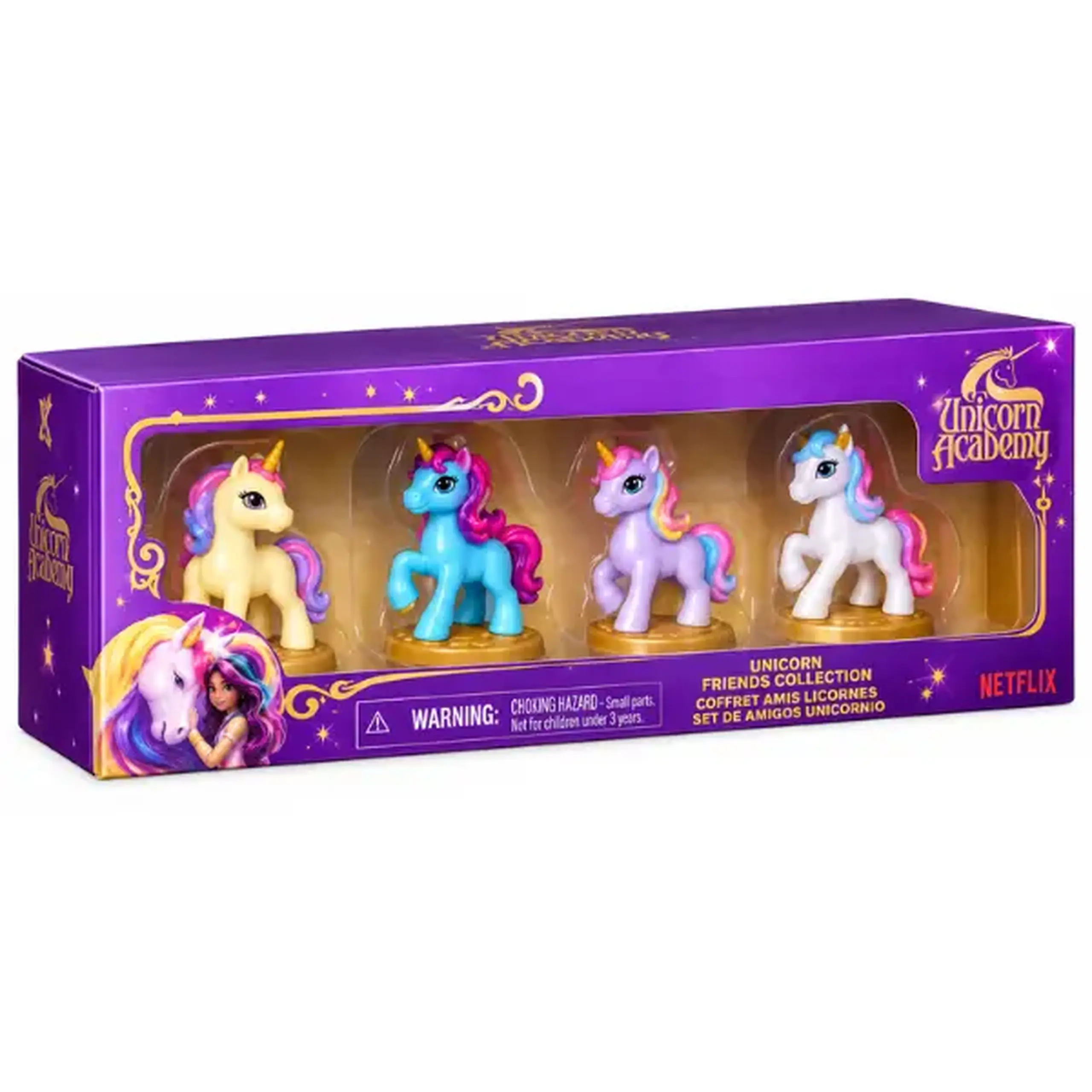 Set de mini figurine „Unicorni” Unicorn Academy, 4 buc.