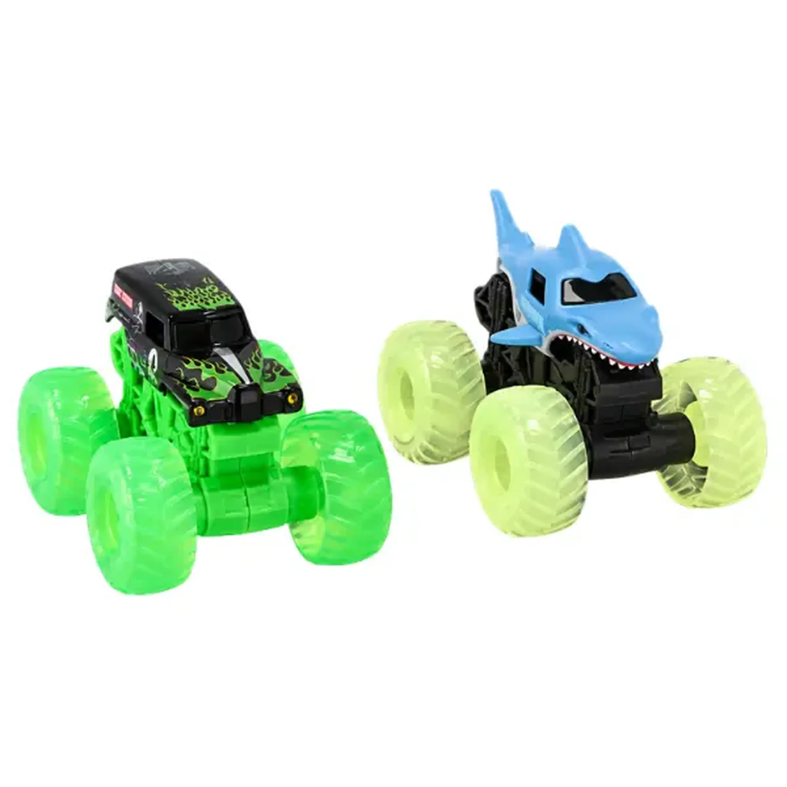 1:43 Mașinuță Monster Jam cu roți luminoase, 2 modele