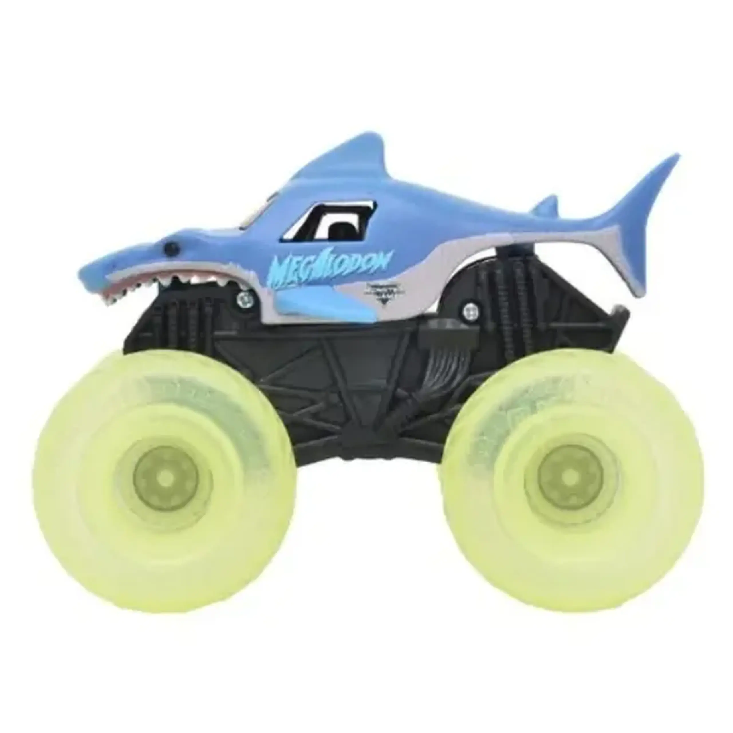 1:43 Mașinuță Monster Jam cu roți luminoase, 2 modele