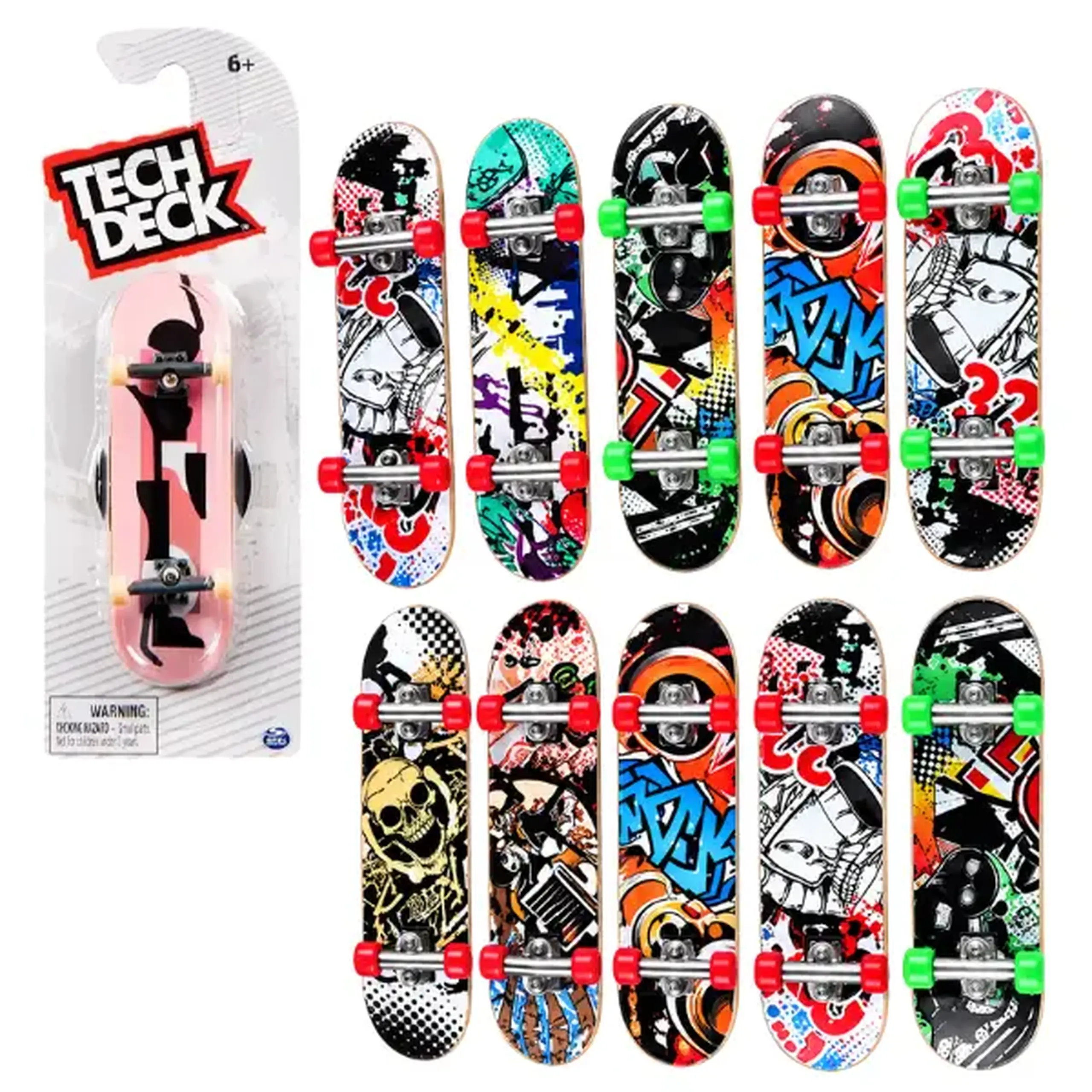 Mini skateboard pentru degete Tech Deck, în asortiment