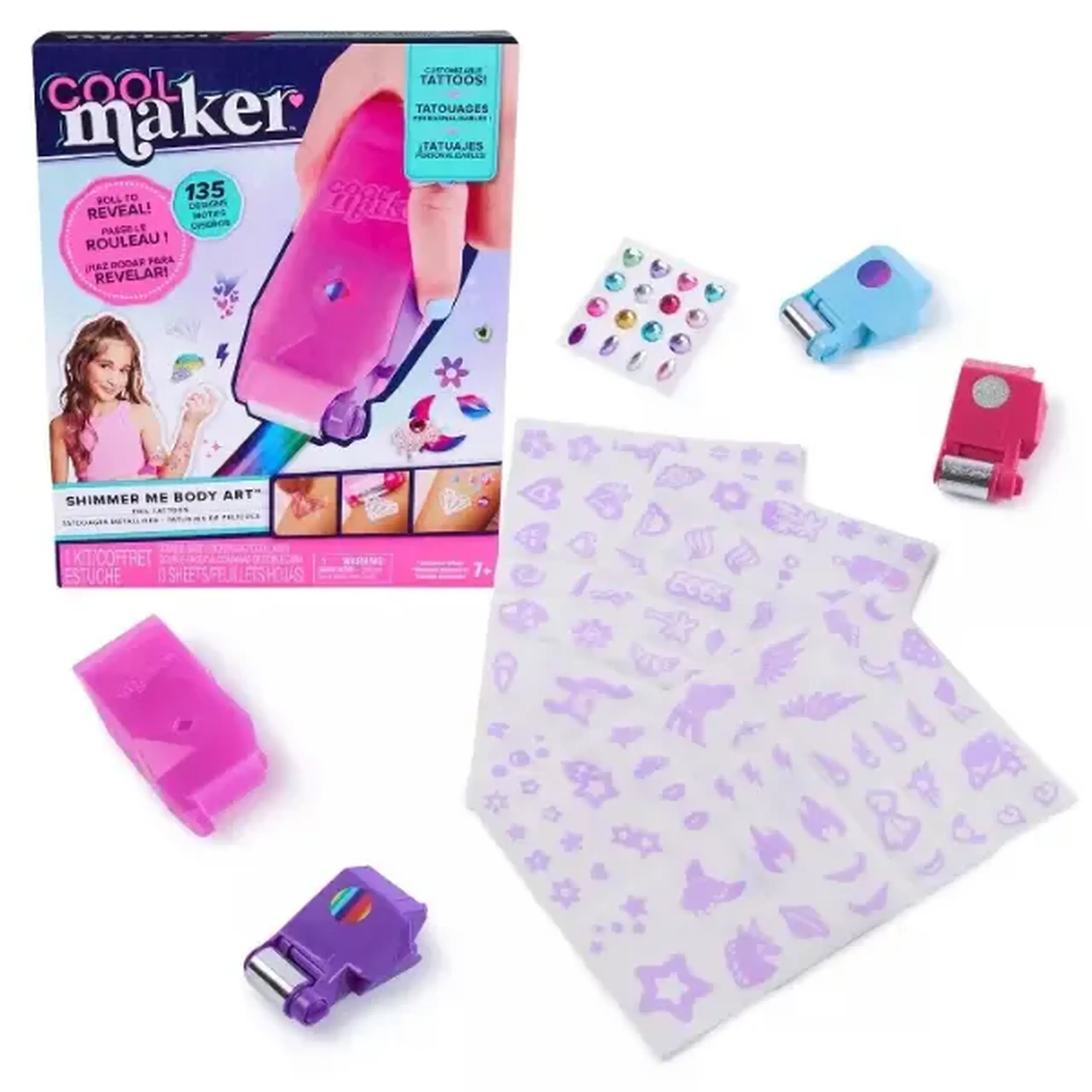 Set pentru tatuaje temporare, 135 modele